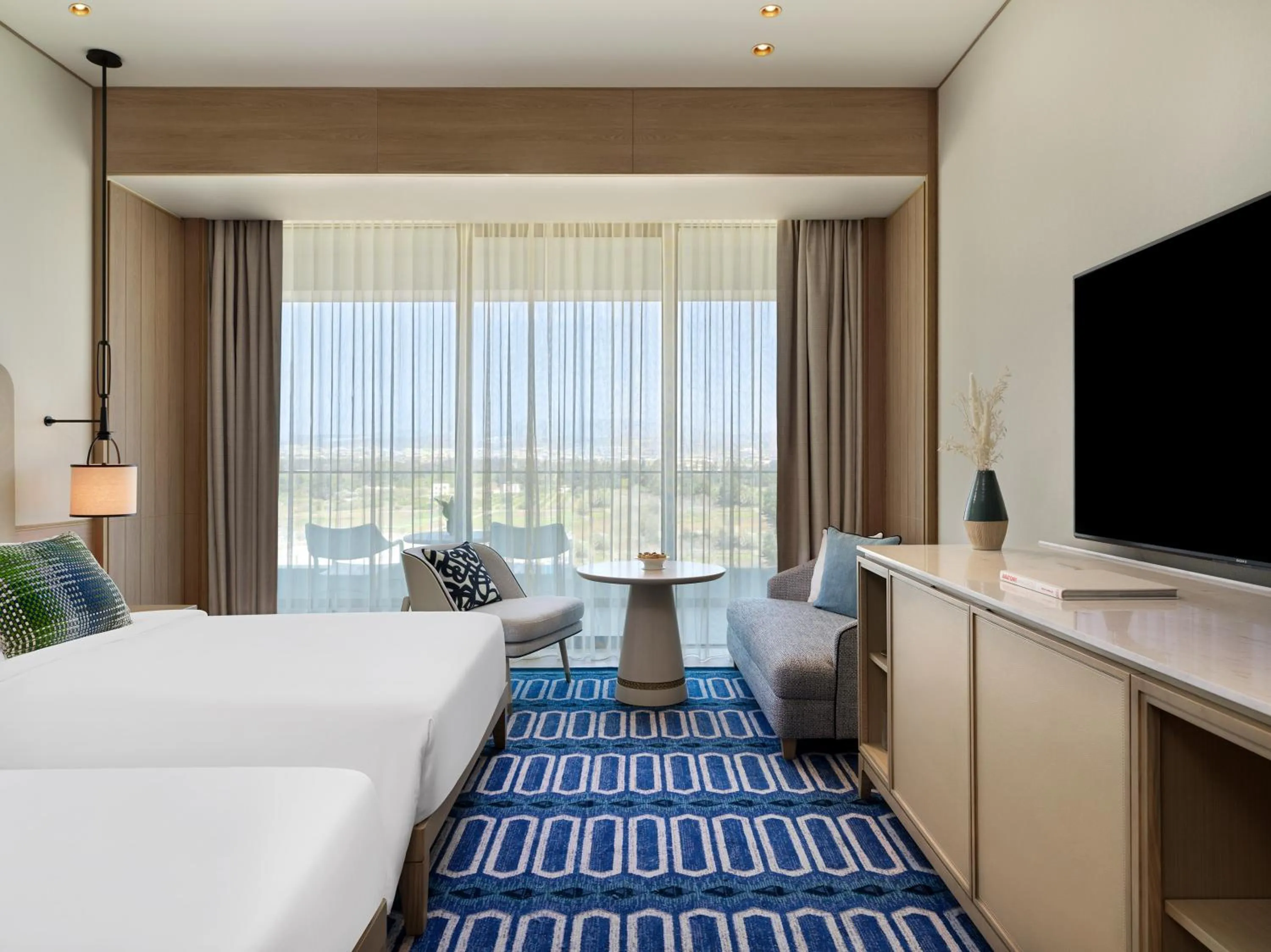 Premier Mountain View Twin in City of Dreams Mediterranean - Integrated Resort, Casino & Entertainment