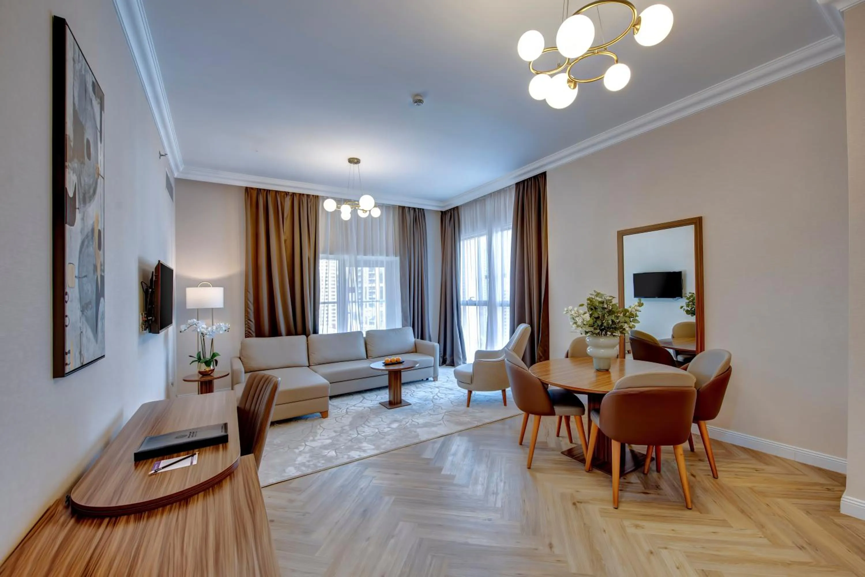 Premium Two Bedroom Apartment With Marina View & Balcony in Royal Regency Suites Marina