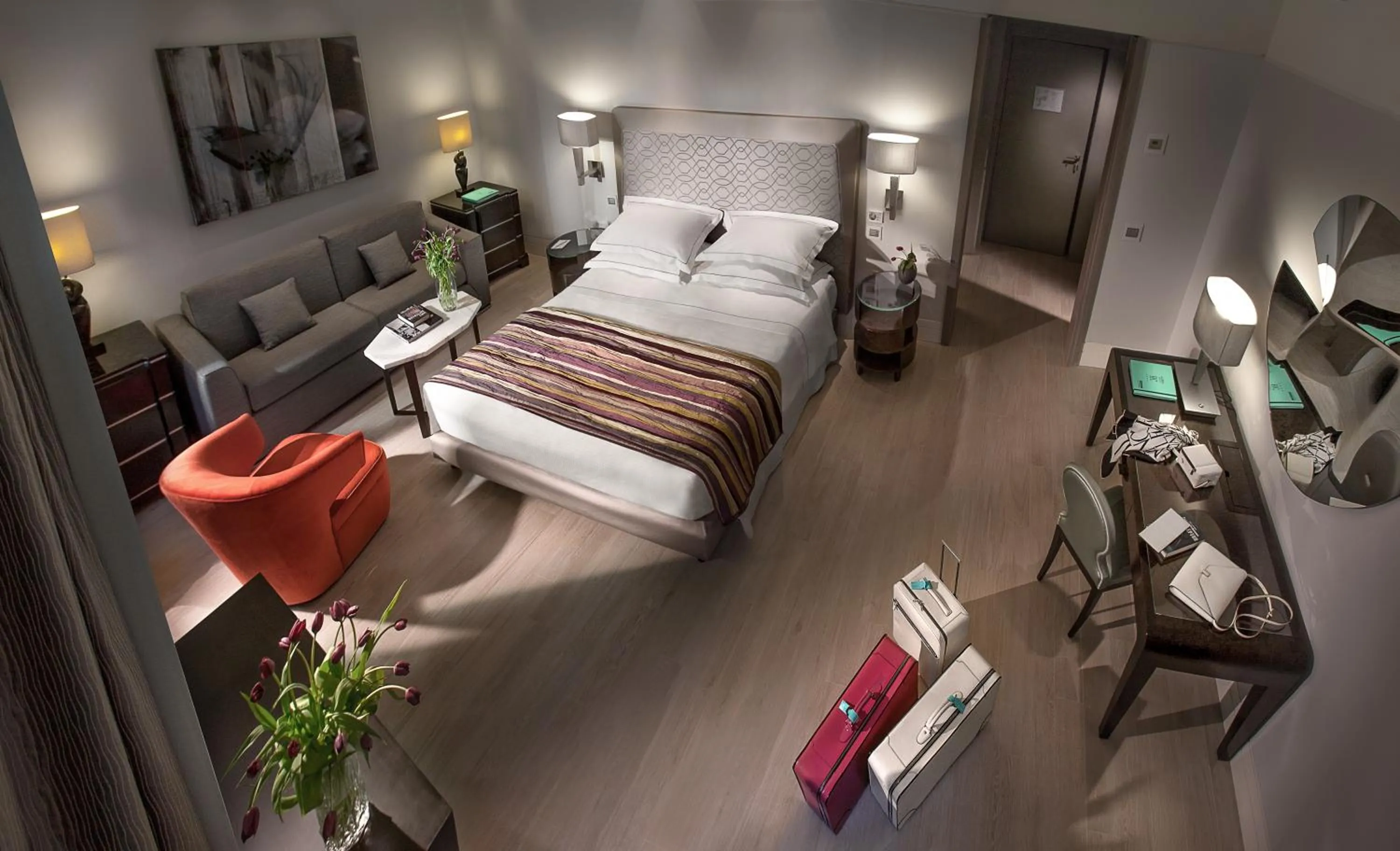 Executive Double Room with Turkish Bath and Spa Bath in Hotel Cavour