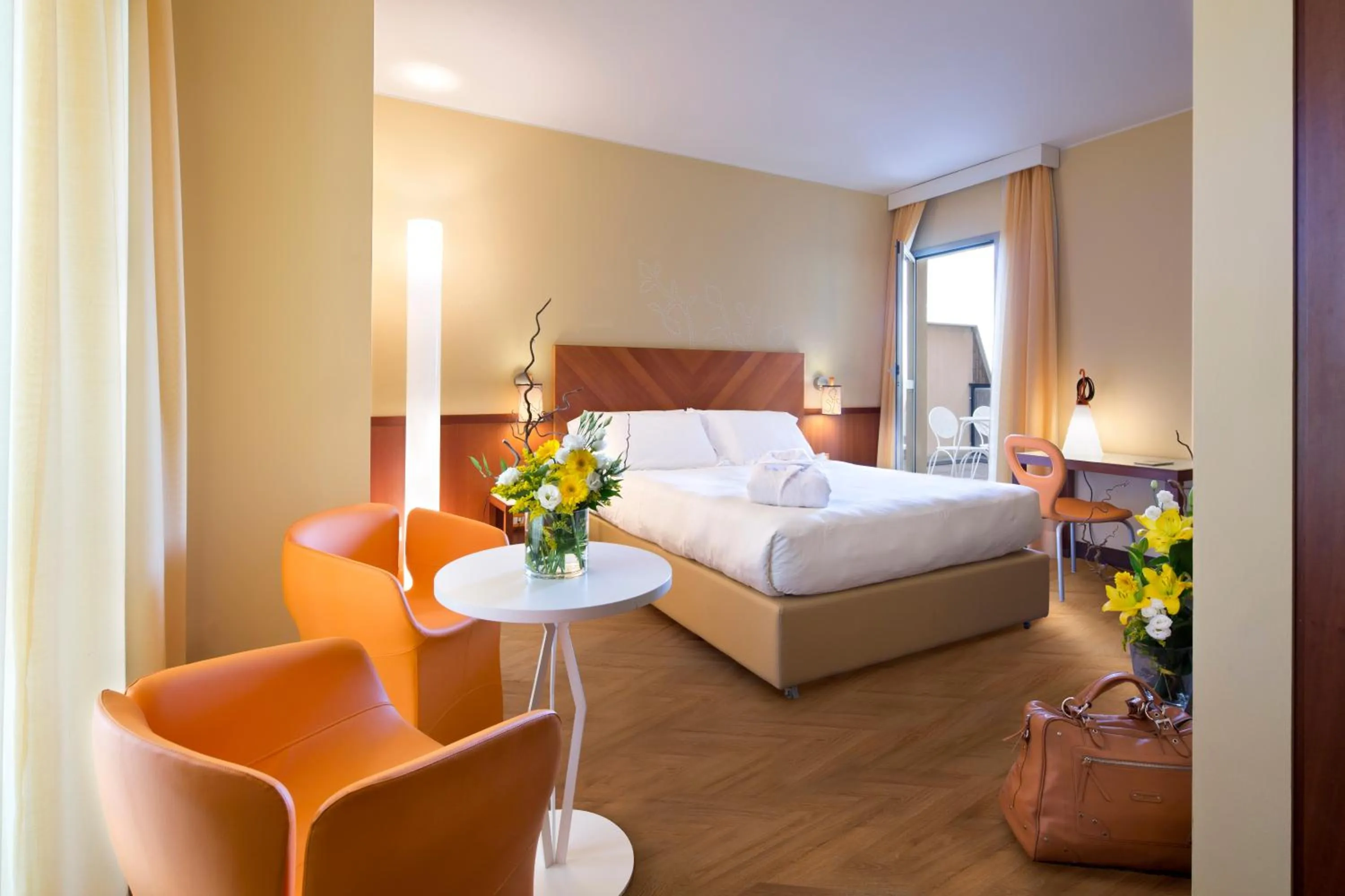 Executive Double Room View with Sofa Bed in UNA Hotels Mediterraneo Milano