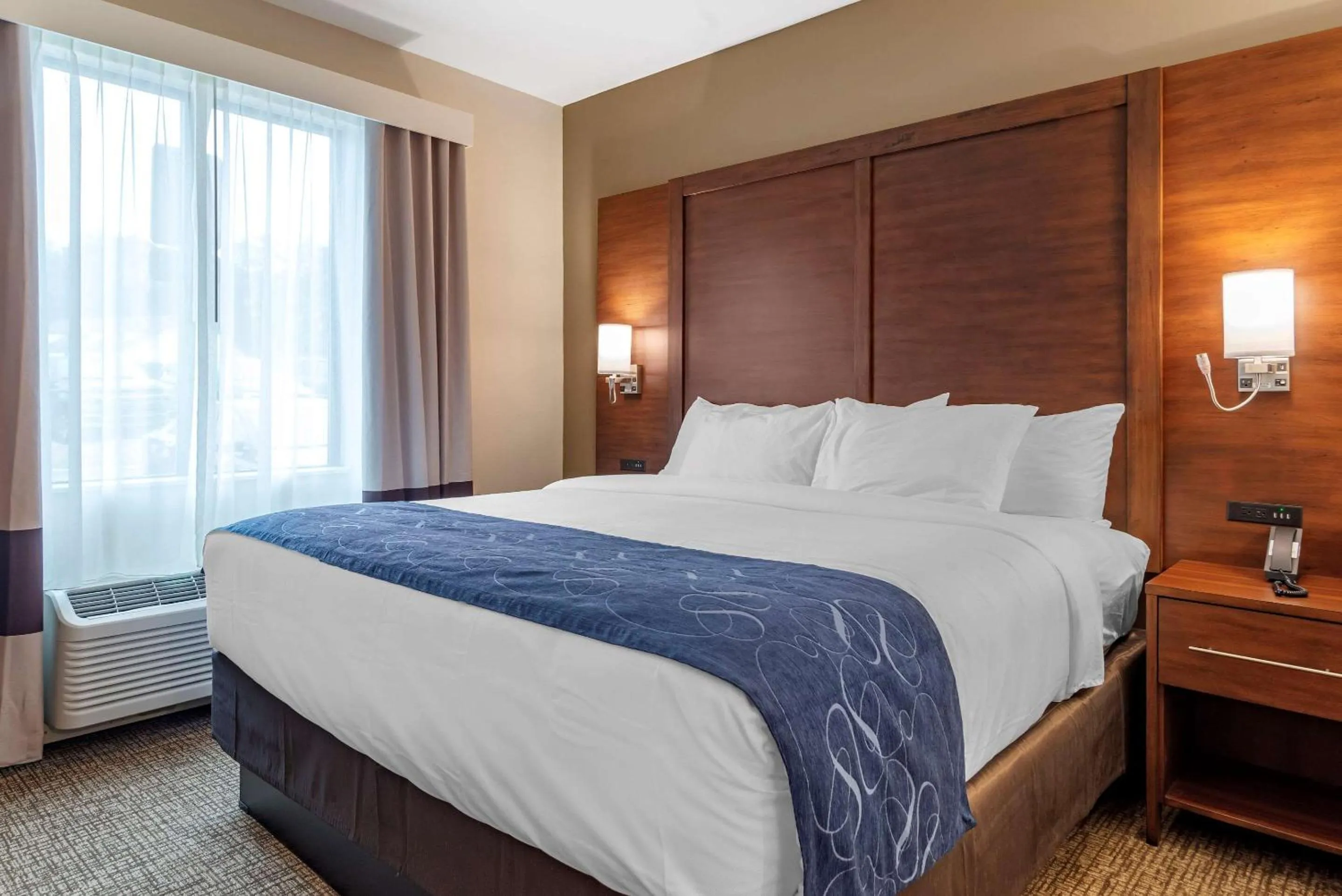 Accessible King Suite with Roll-In Shower - Non Smoking in Comfort Suites