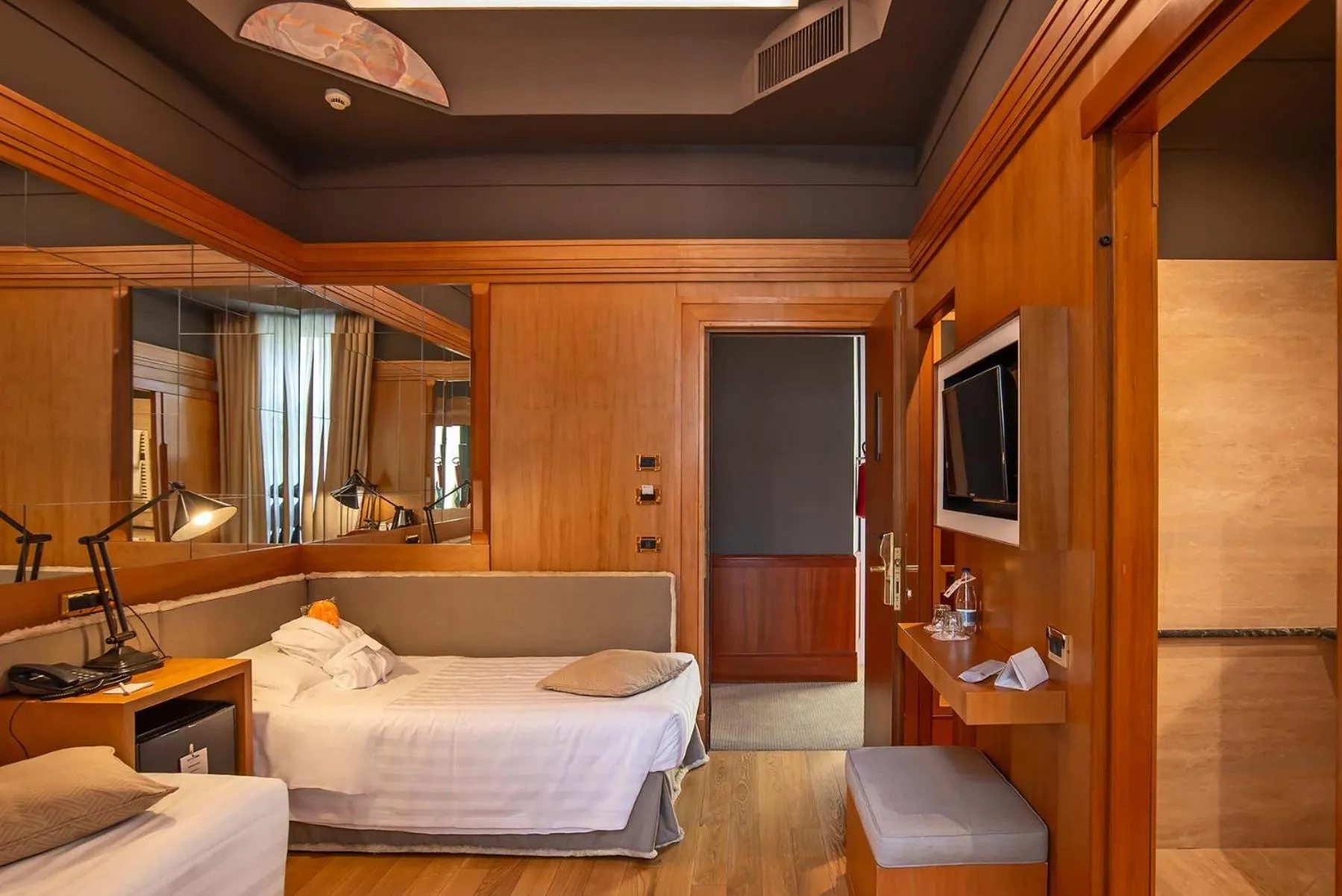 Two Connecting Double Rooms in Hotel Isa