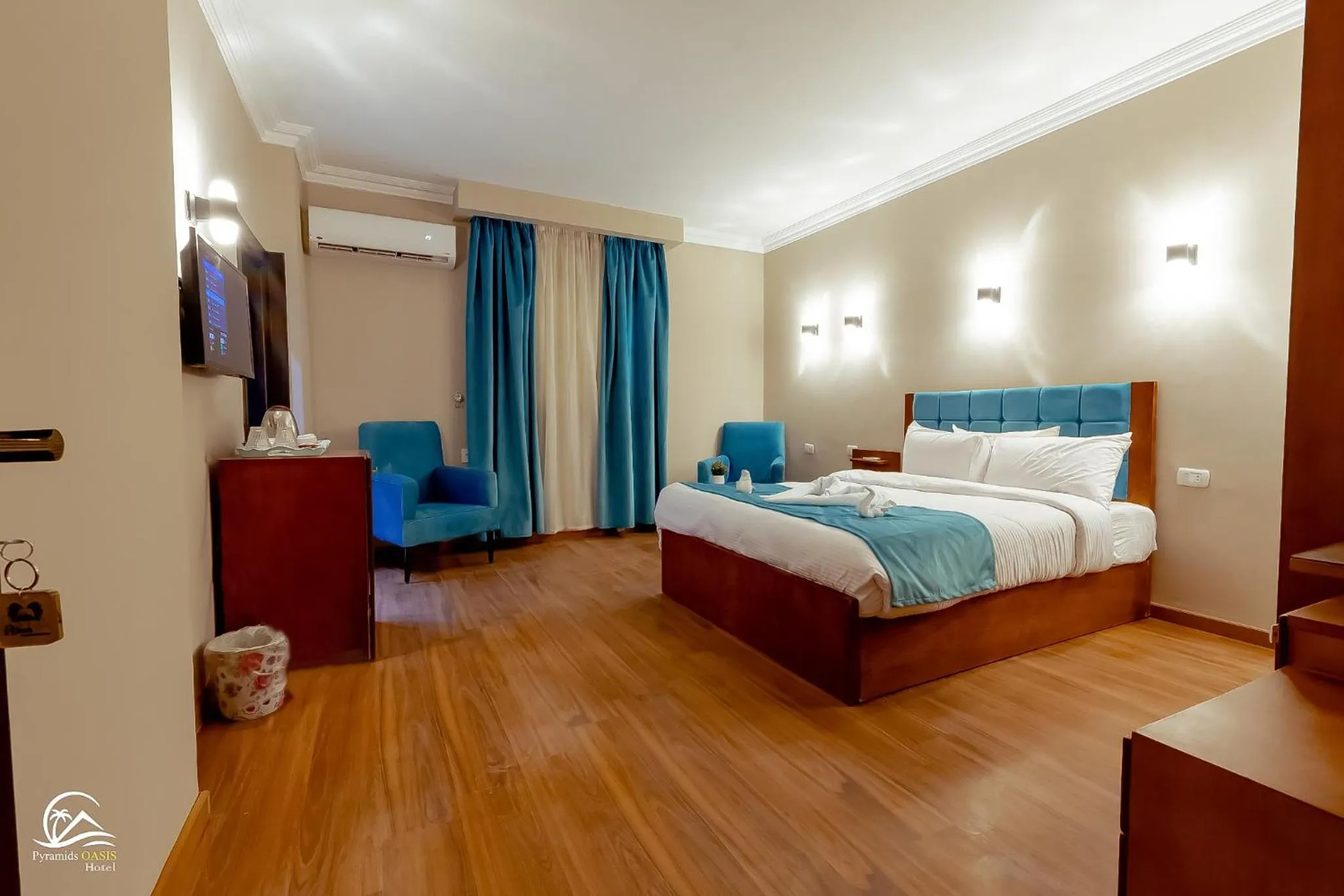 Deluxe Double Room with City View & Balcony - single occupancy in Pyramids Oasis Hotel