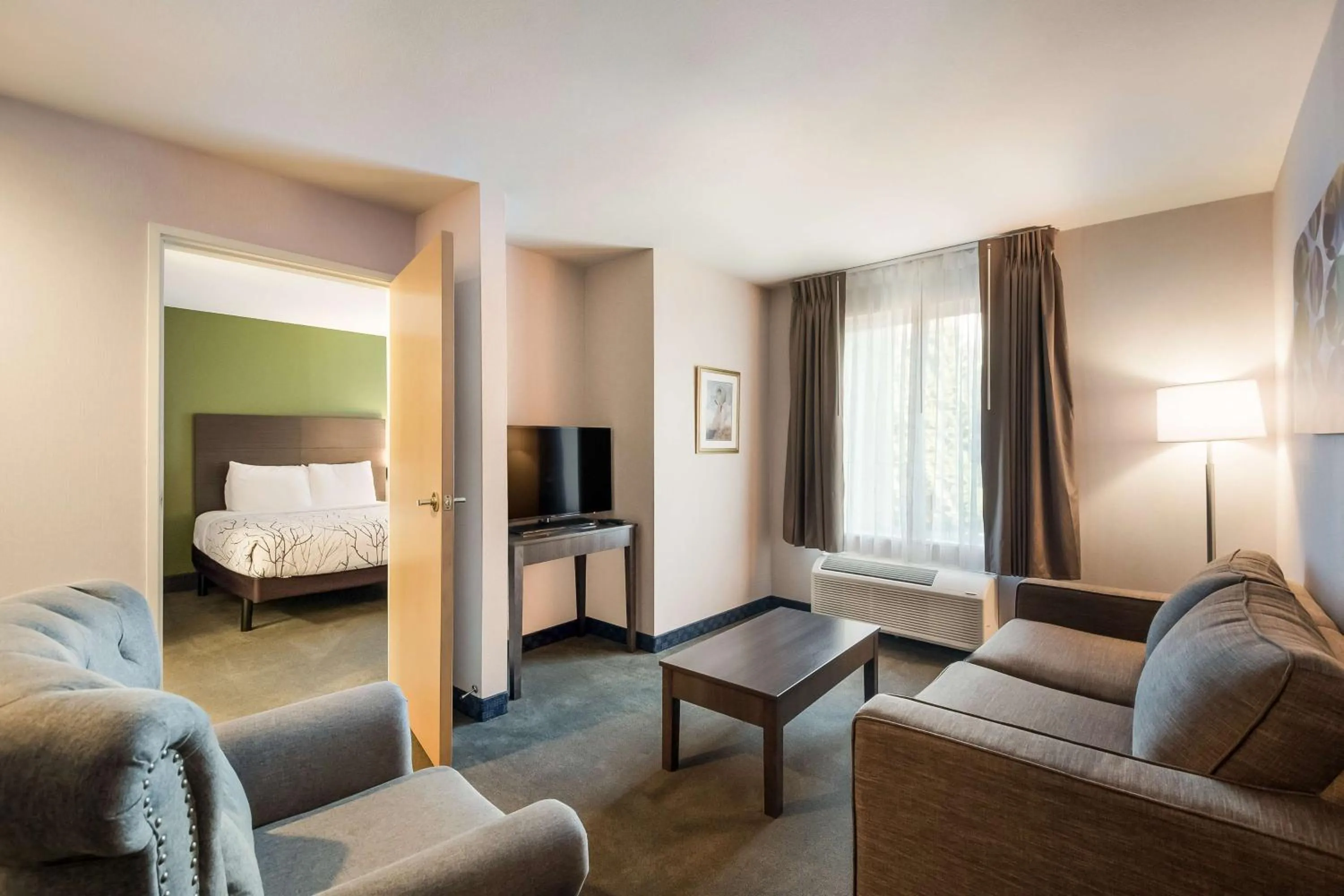 Queen Suite with Two Queen Beds in SureStay Plus Hotel by Best Western SeaTac Airport