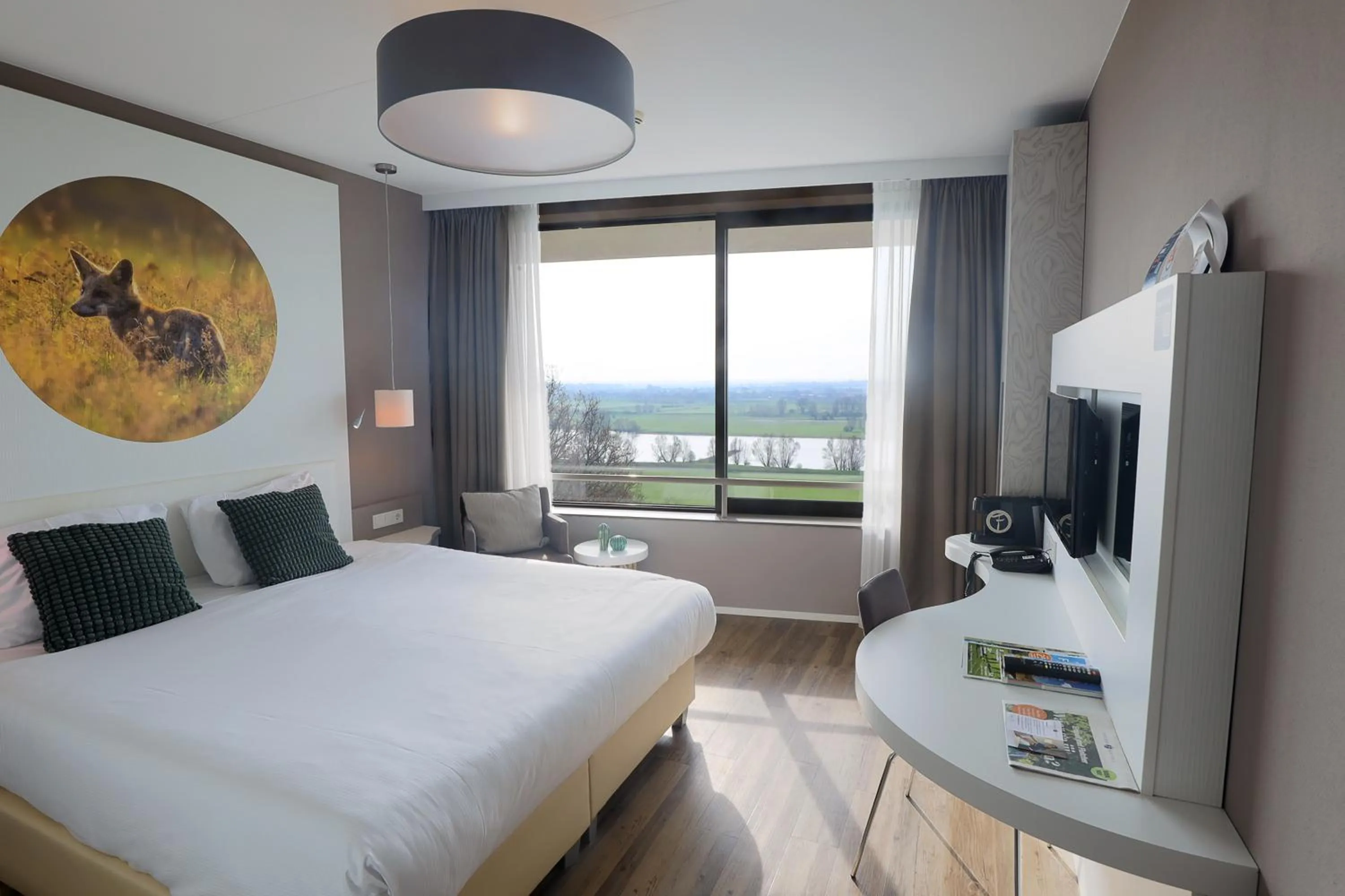 Deluxe Double Room with Bath and View in Fletcher Hotel-Restaurant de Wageningsche Berg