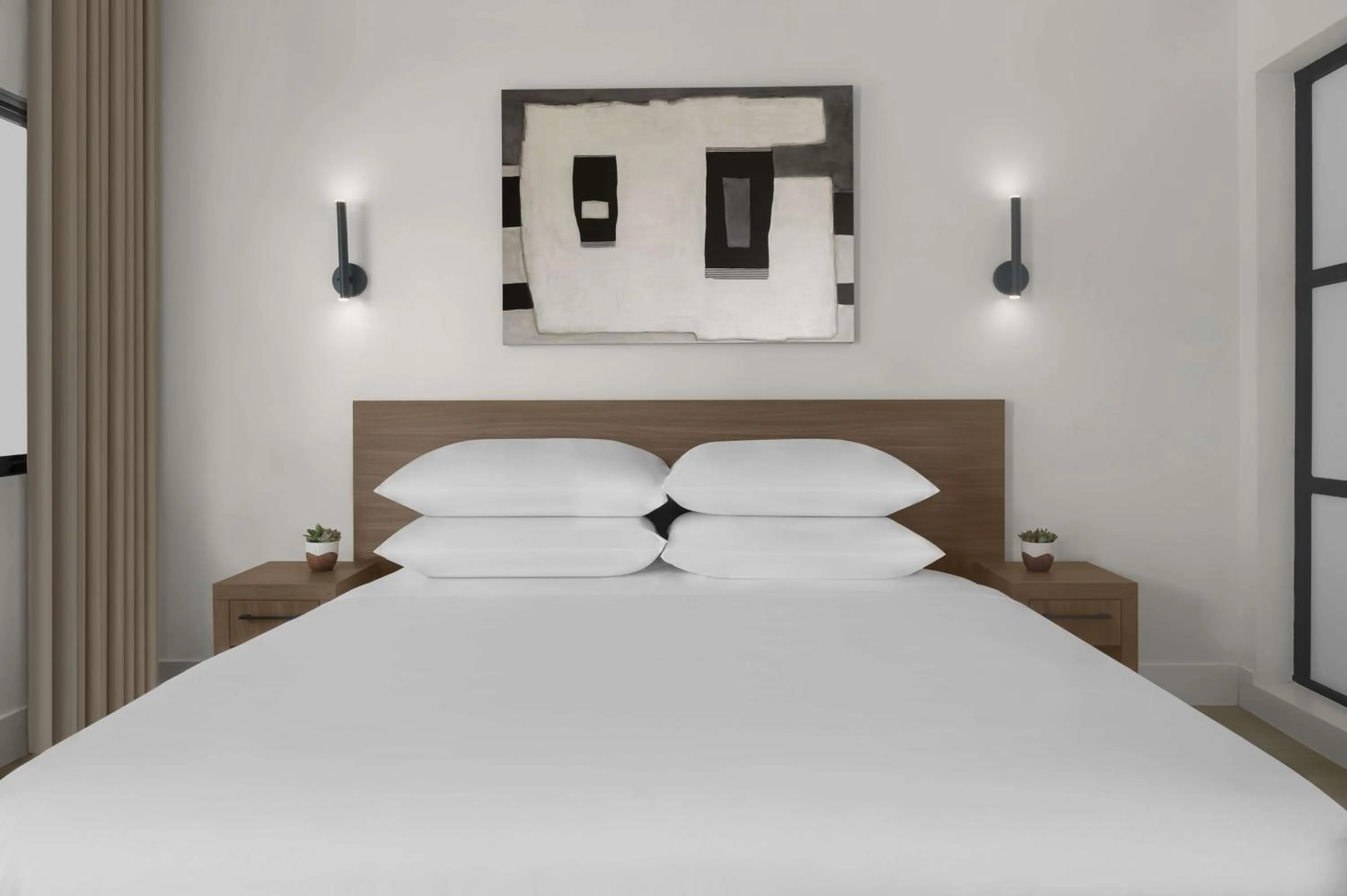 Premier King Room with Balcony  in The Lum Hotel Los Angeles Stadium District