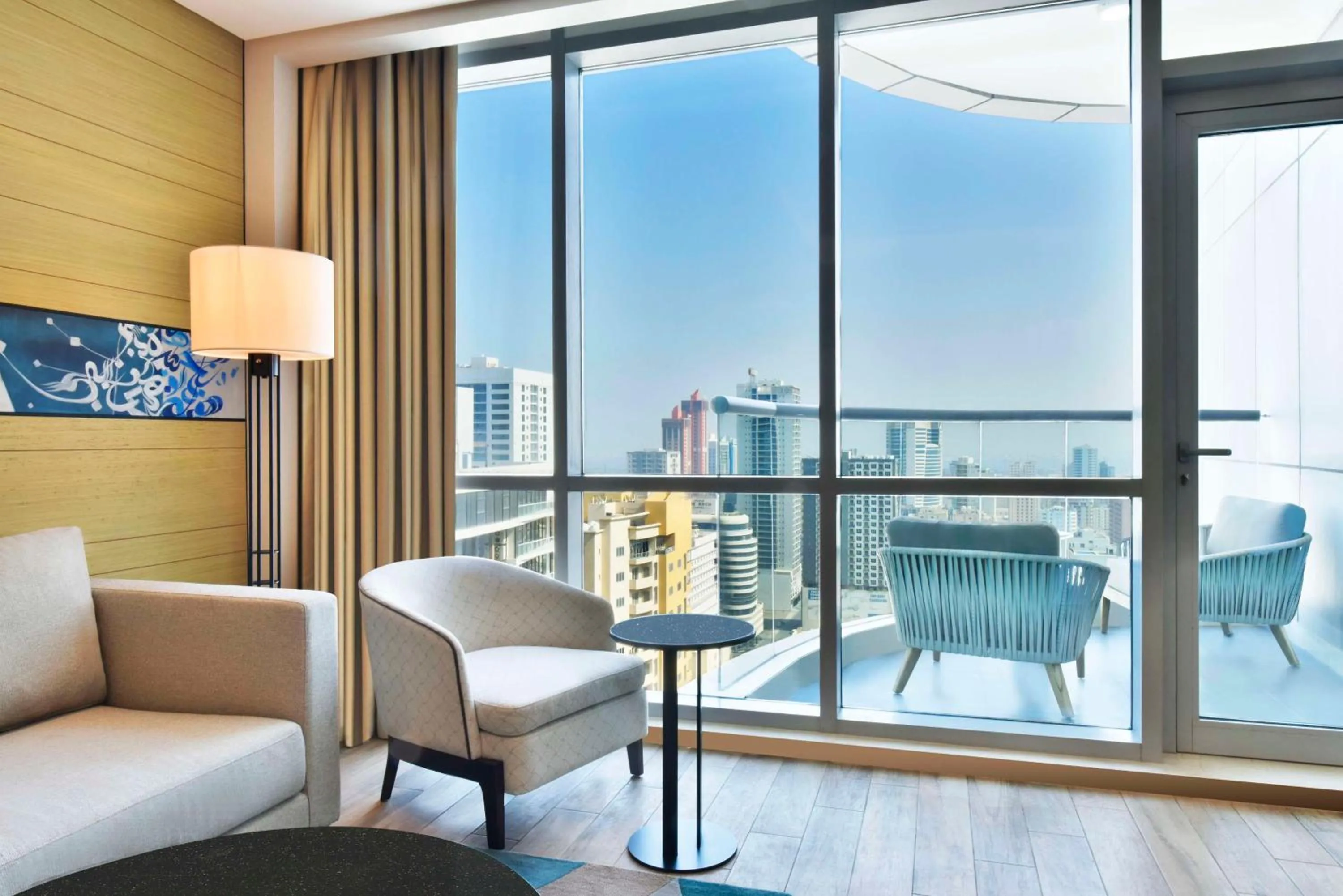 King Deluxe Studio with Balcony in Hilton Bahrain