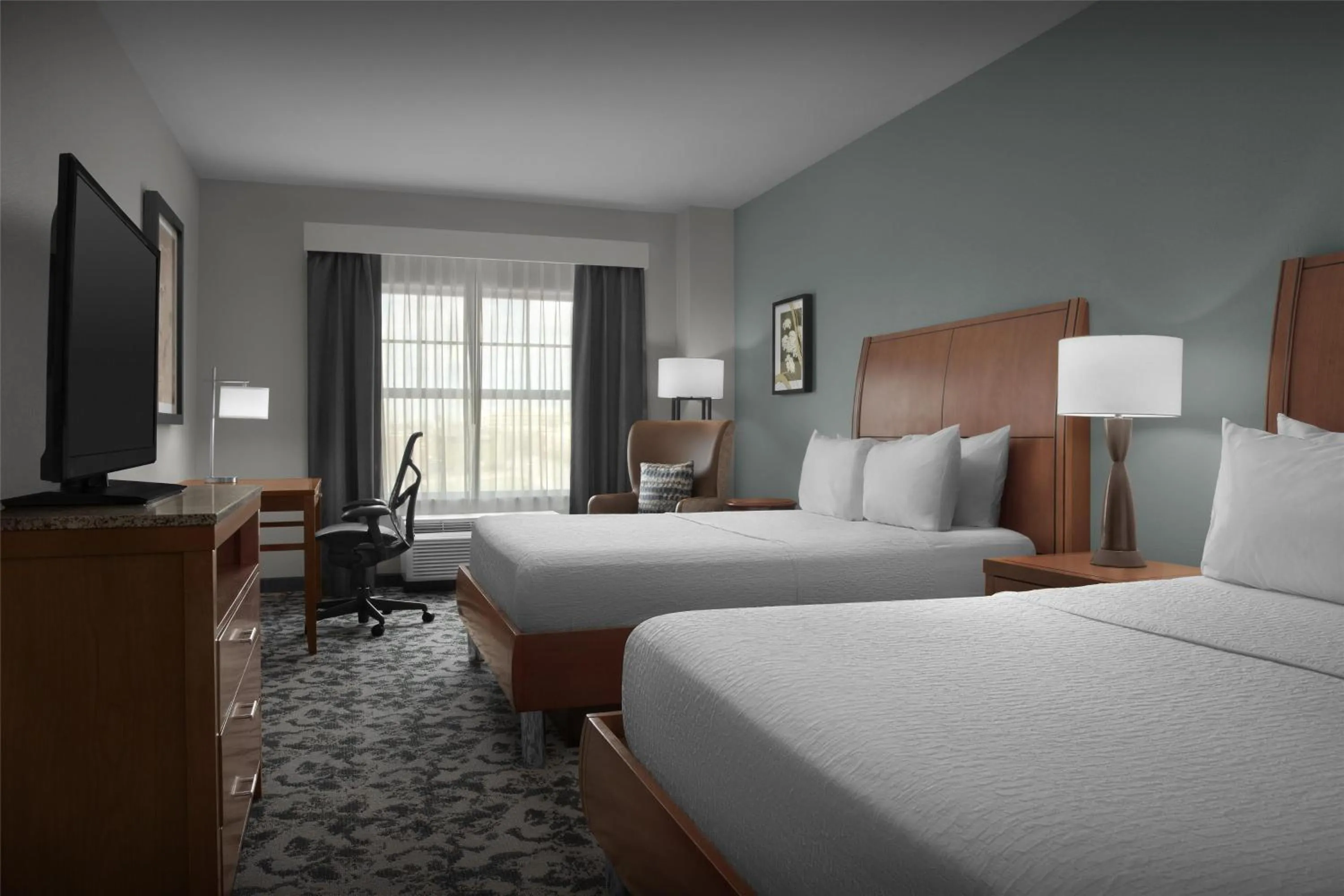Queen Room with Two Queen Beds in Hilton Garden Inn Oklahoma City/Bricktown