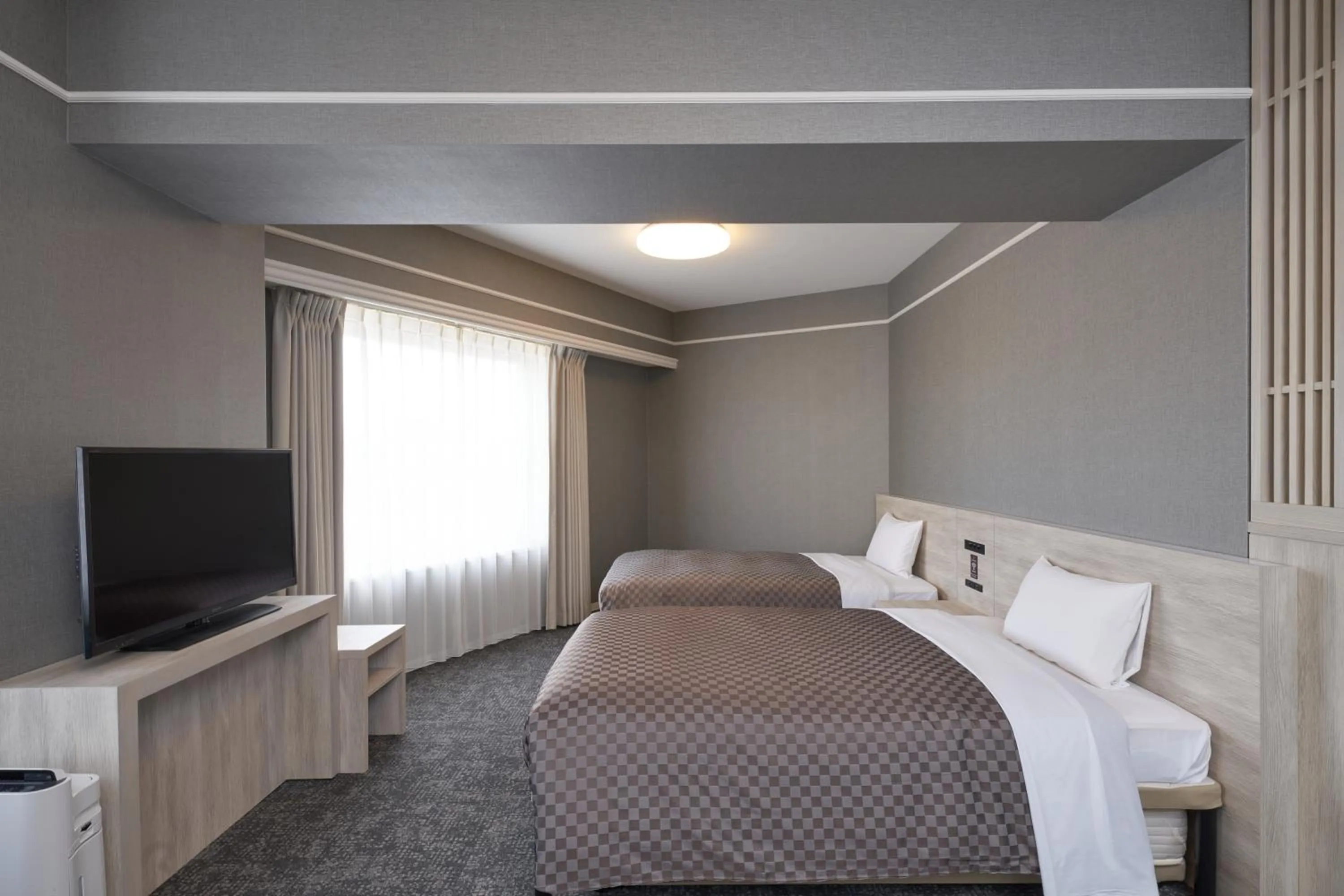 Deluxe Twin Room in The OneFive Garden Kurashiki