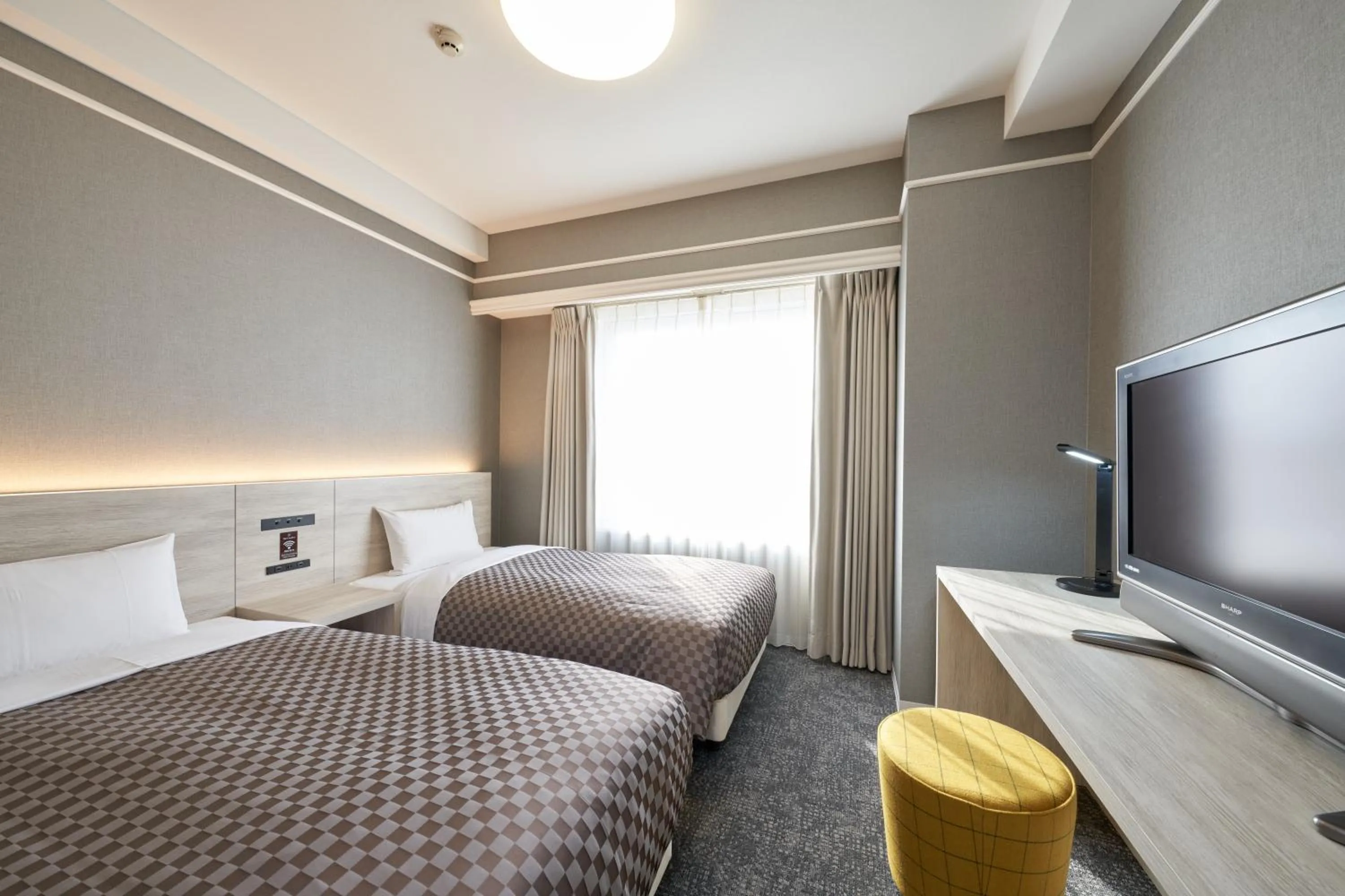 Standard Twin Room with Afternoon Tea in The OneFive Garden Kurashiki