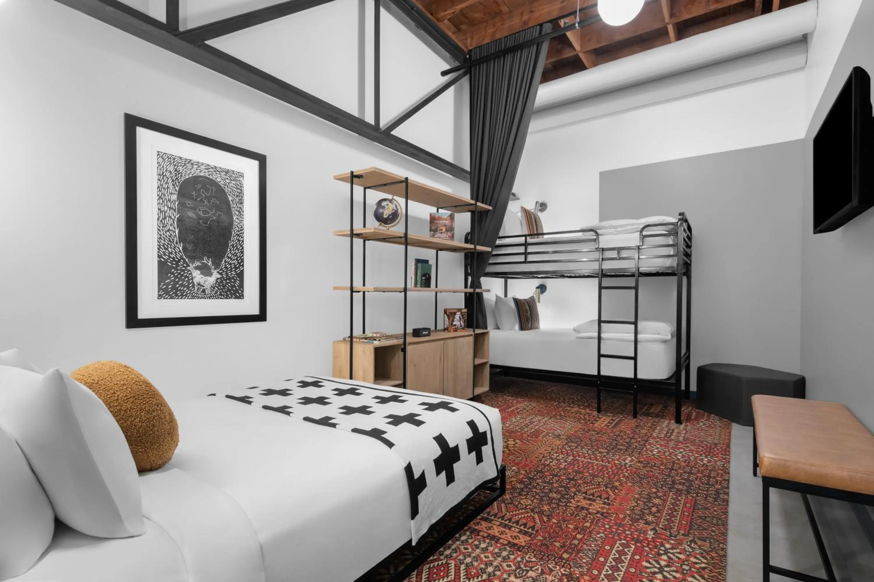 Family Room in evo Hotel Salt Lake City