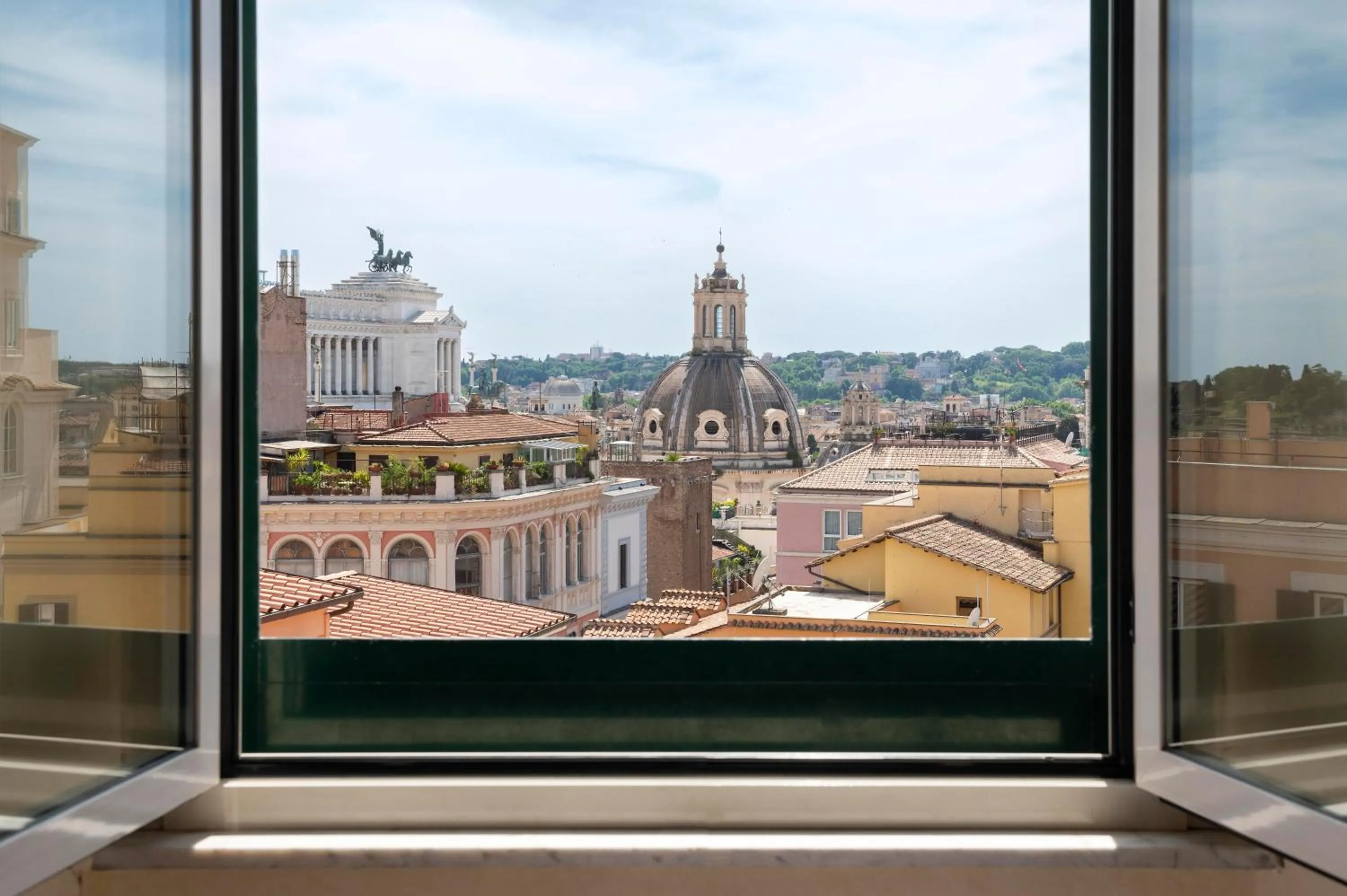 Triple Room with View in Hotel Hiberia