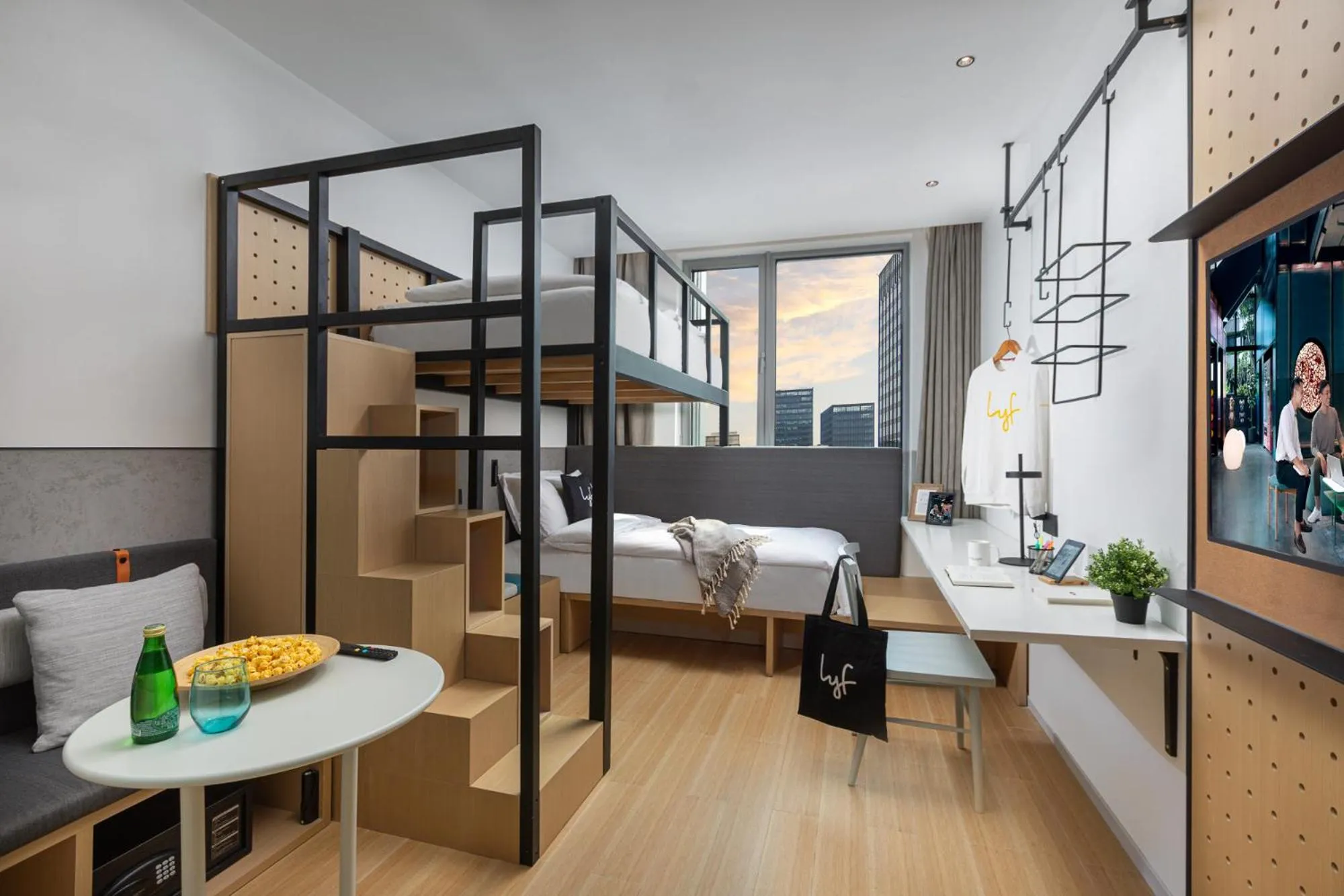 Double or Twin Room with Bathroom in lyf by Ascott Hongqiao Shanghai NECC