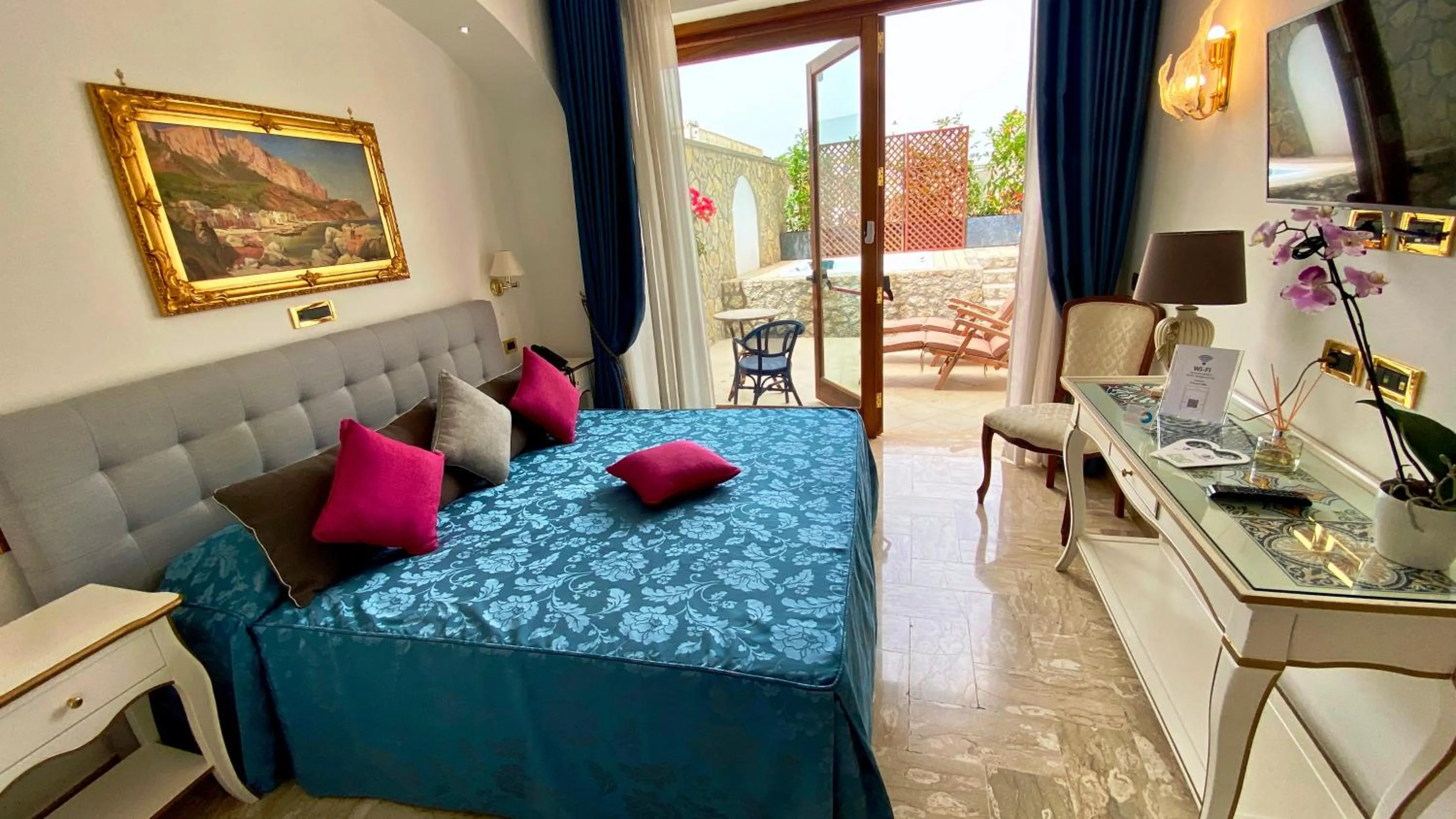 Queen Room with Spa Bath in Bougainville Luxury Boutique Hotel