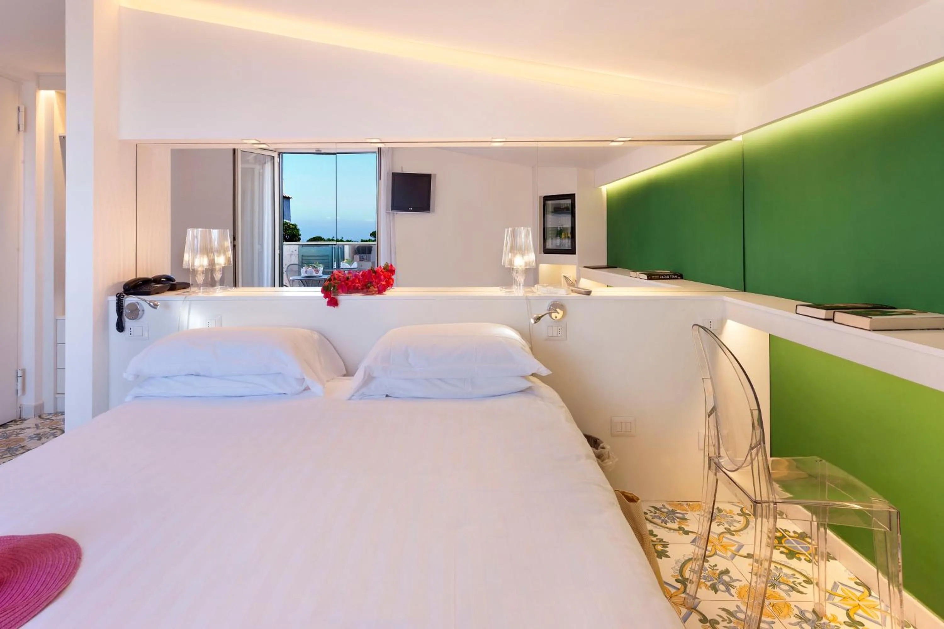 Panoramic Double Room With Balcony in Hotel Alpha