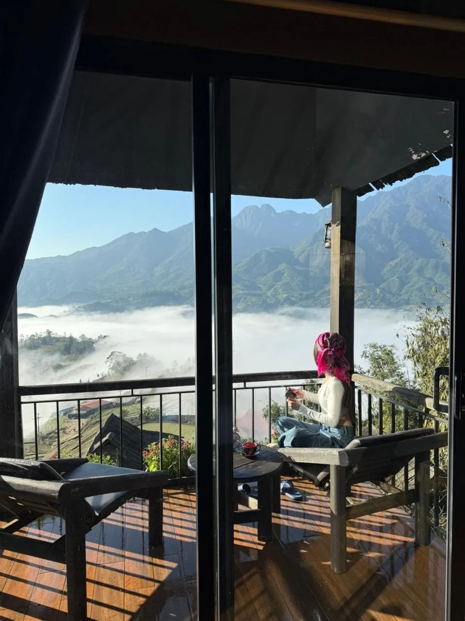 Twin Room with Mountain View in The Mong Village Resort & Spa