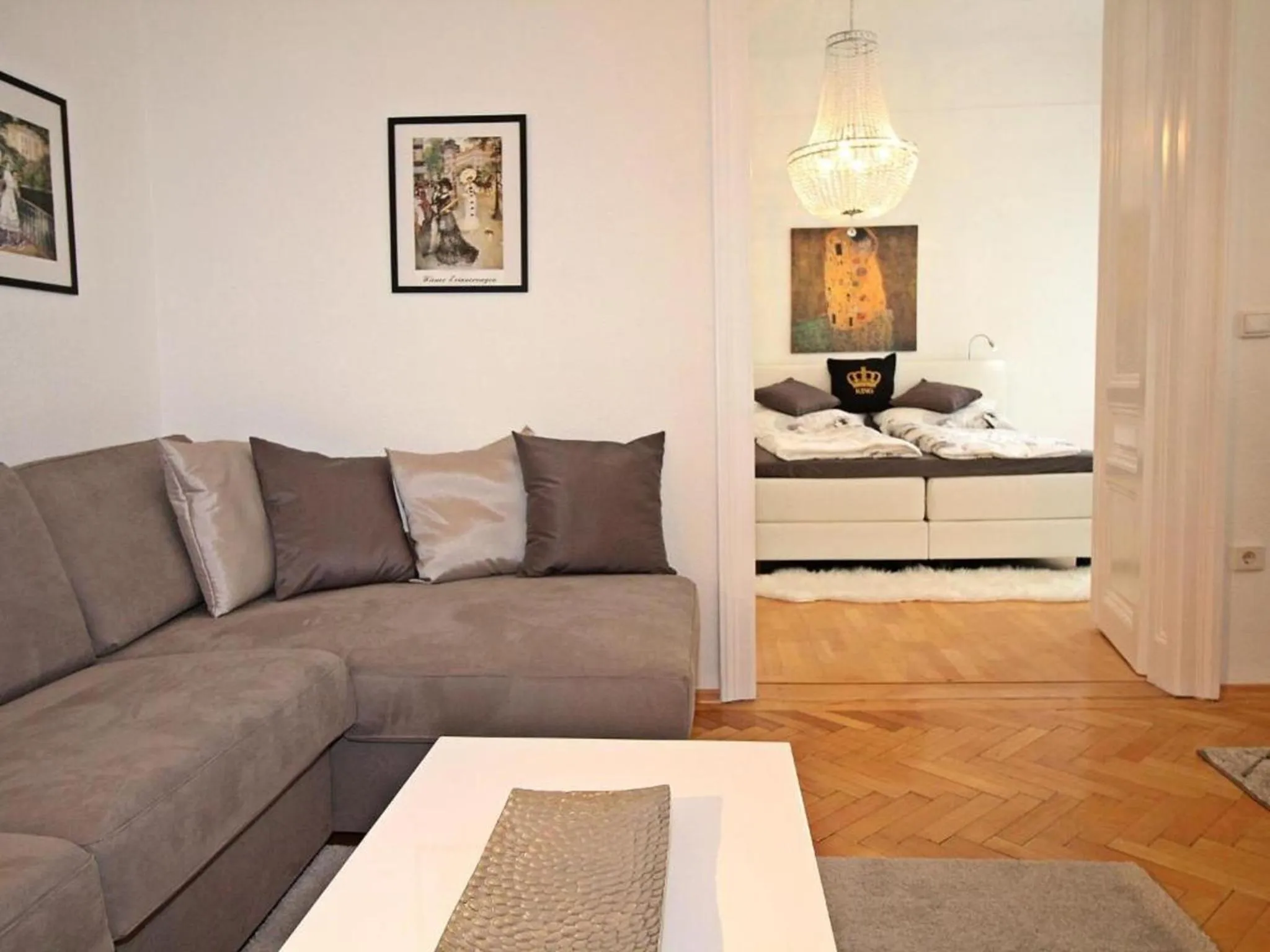 Living room in Ferienwohnung Kings