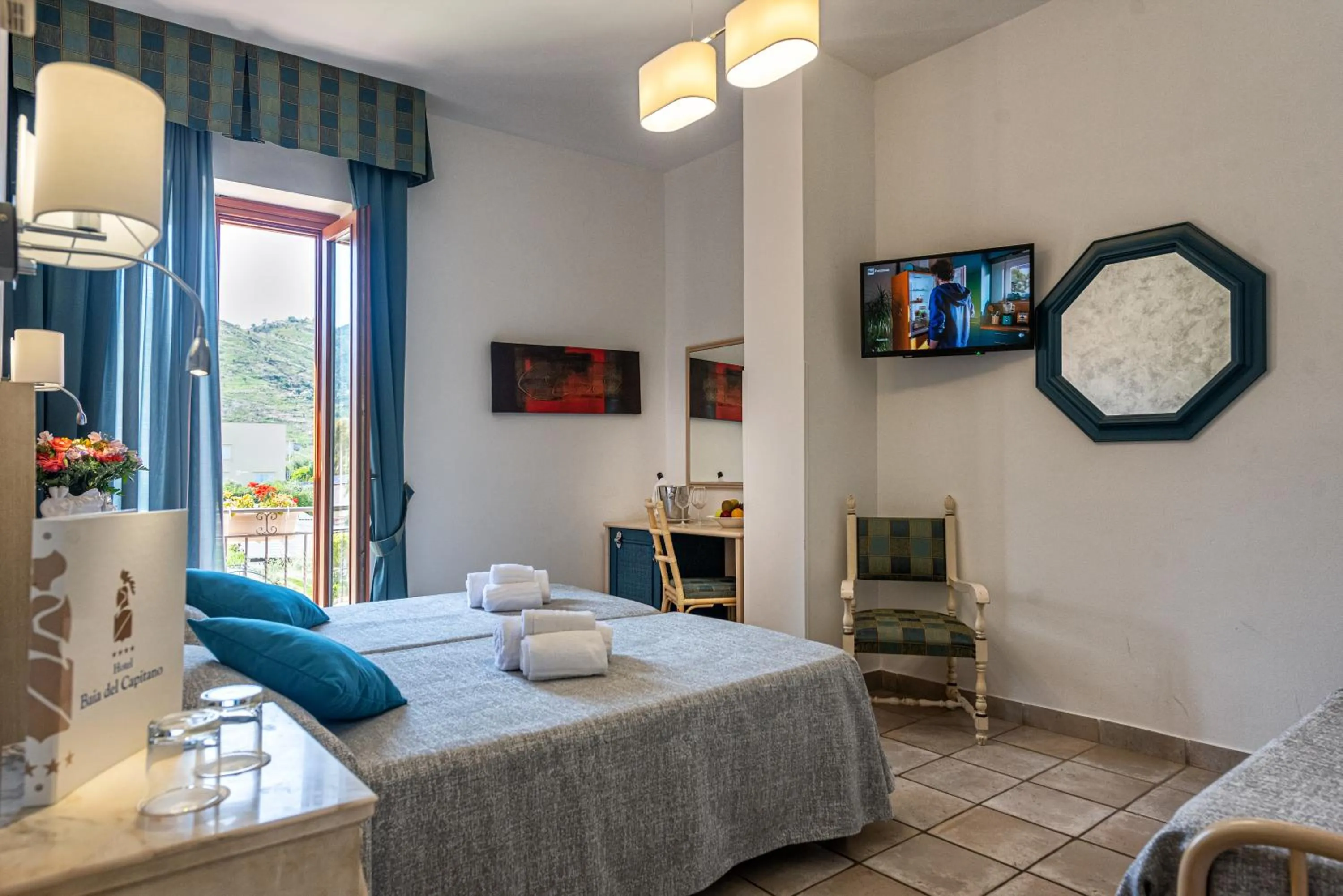 Superior Double or Twin Room with Garden View in Hotel Baia Del Capitano