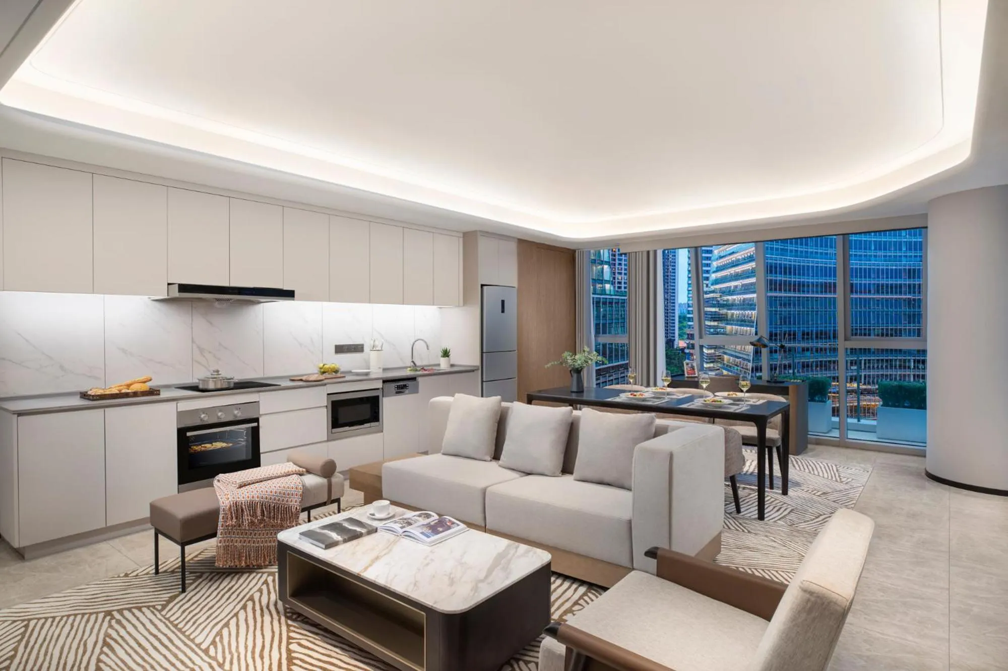 Executive Two-Bedroom Apartment in Somerset Gaoxin Chengdu