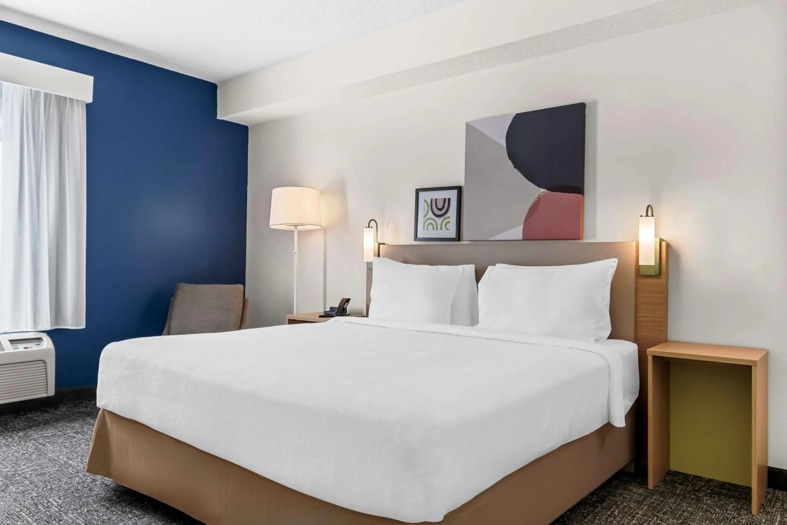 King Room with Mobility Accessible Tub in Spark By Hilton Hershey Near The Park