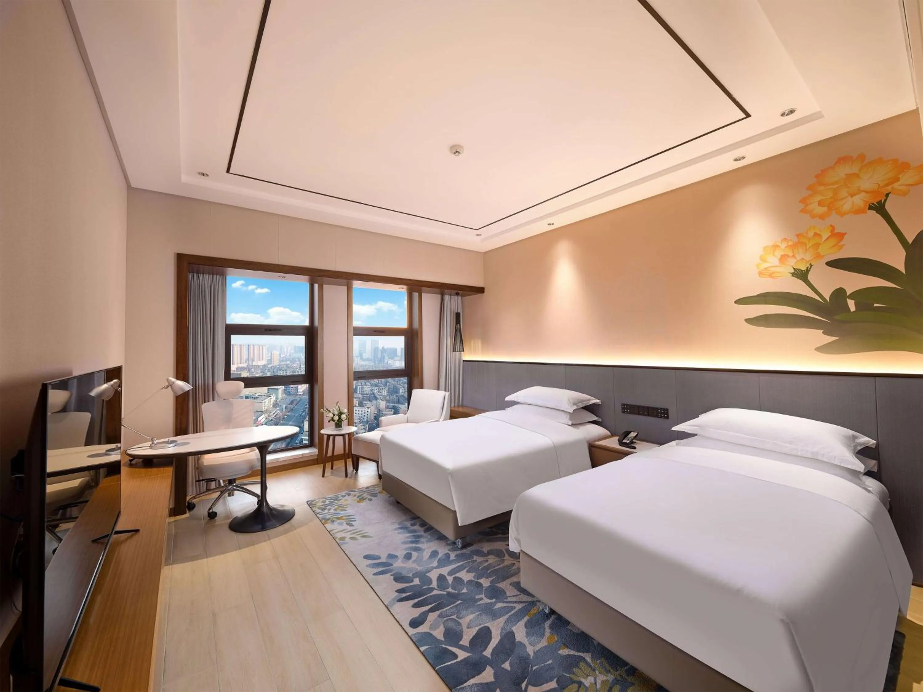 Deluxe Twin Room in Hilton Garden Inn Anshan