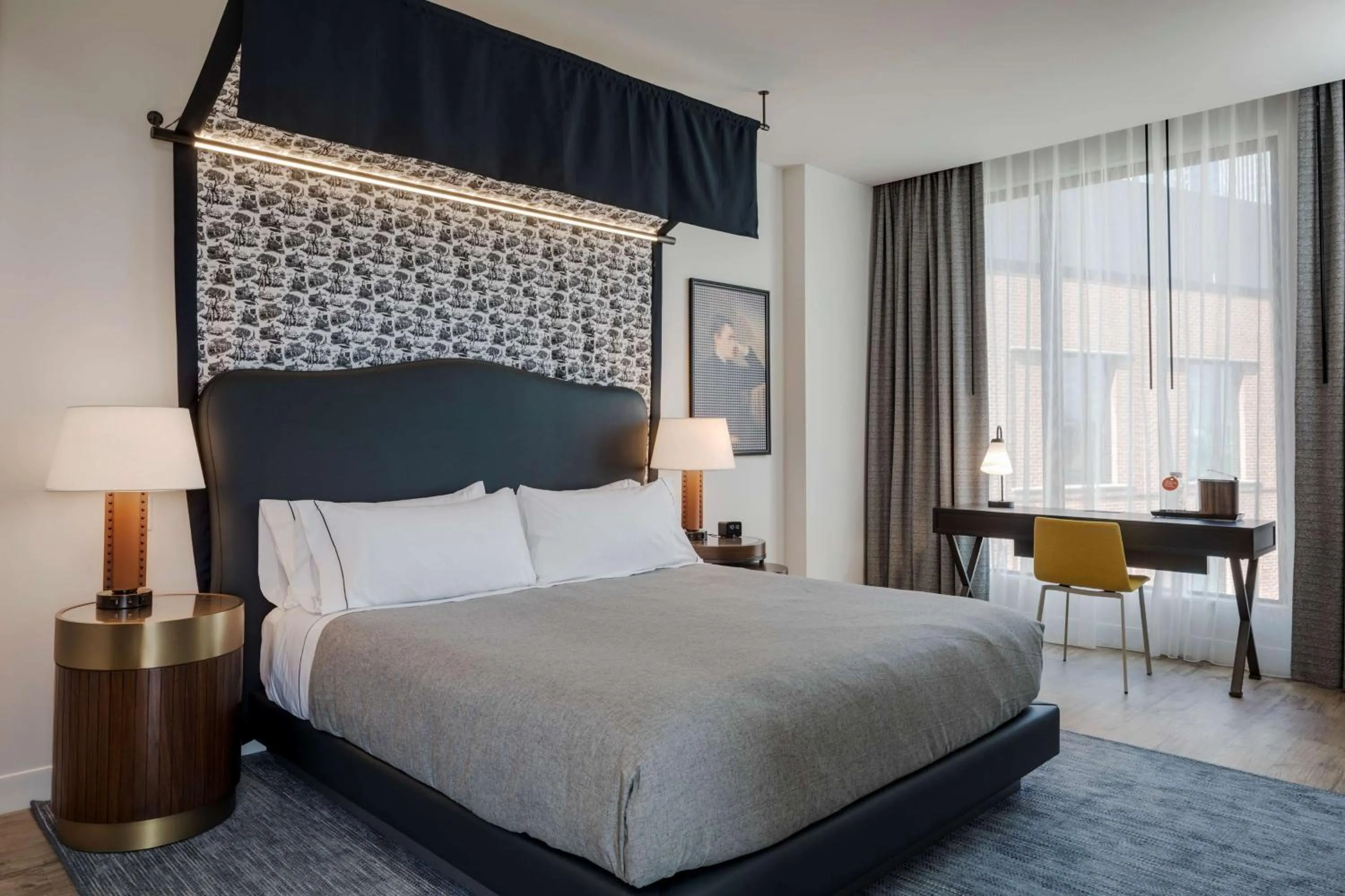 One-Bedroom King Suite with Balcony in Canopy By Hilton Boston Downtown