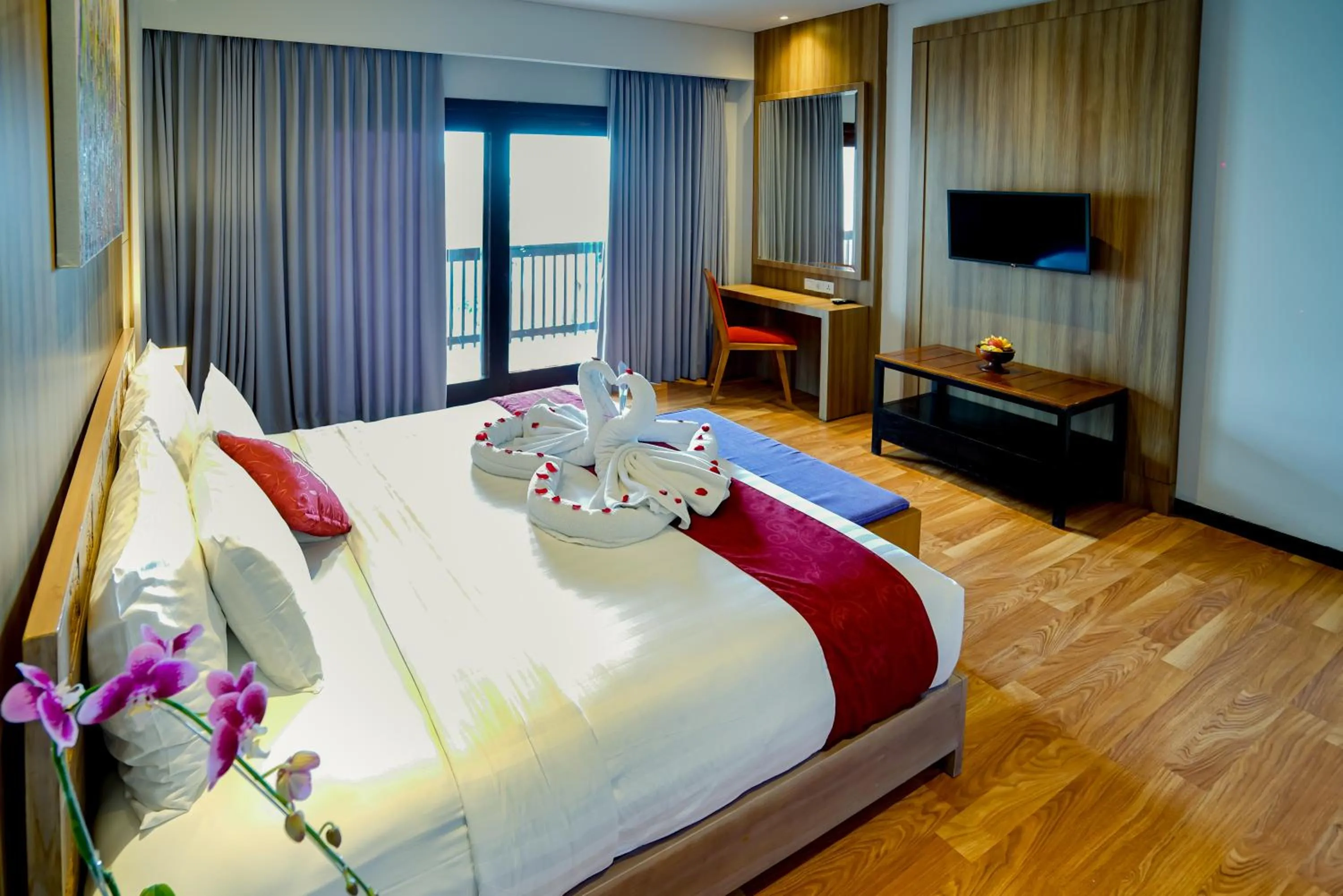 Kirana Deluxe Double Room in The Kirana Canggu Hotel