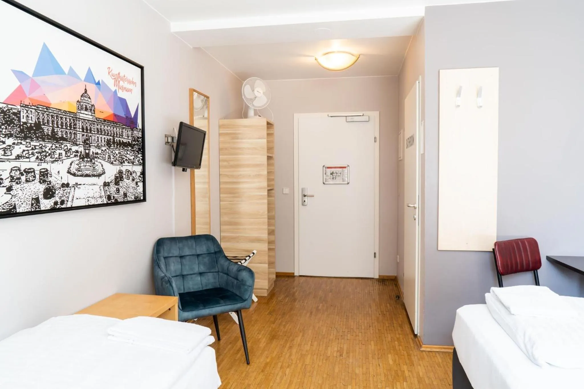 Triple Room with Bathroom in St Christopher's Inn Vienna