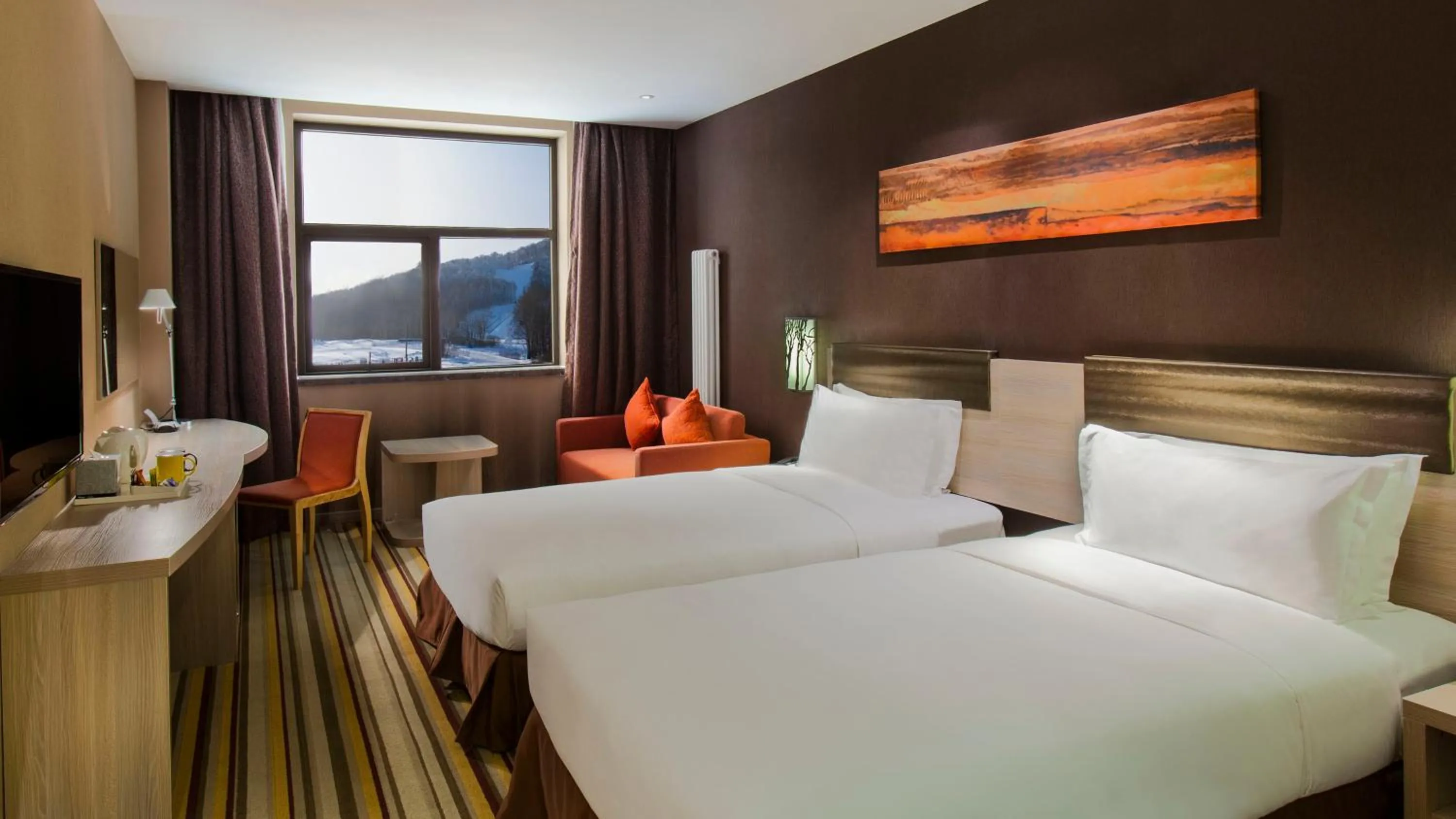 2 Single Standard Mountain View in Holiday Inn Express Changbaishan by IHG