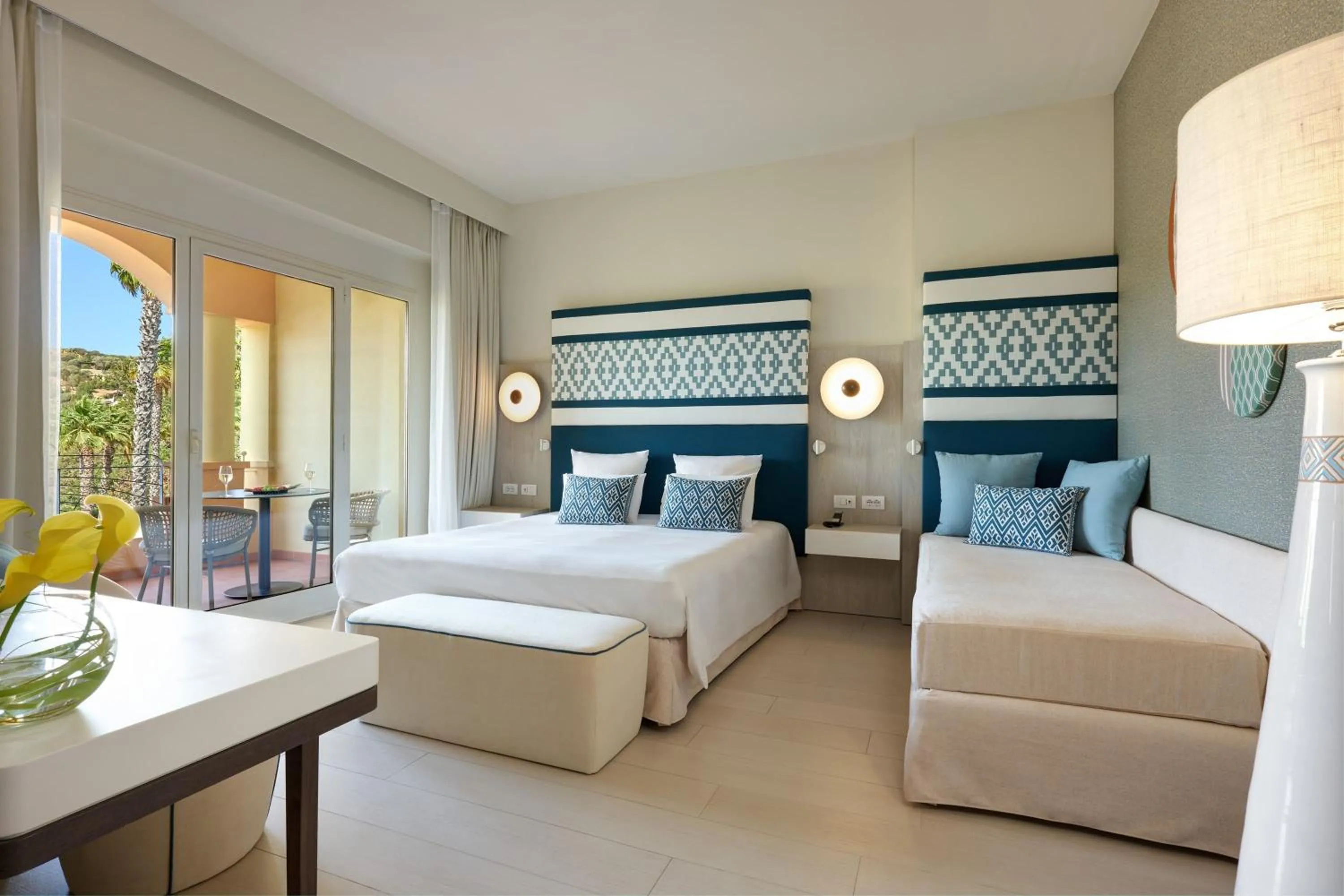 Deluxe Triple Room with Garden View in Almar Timi Ama Villasimius