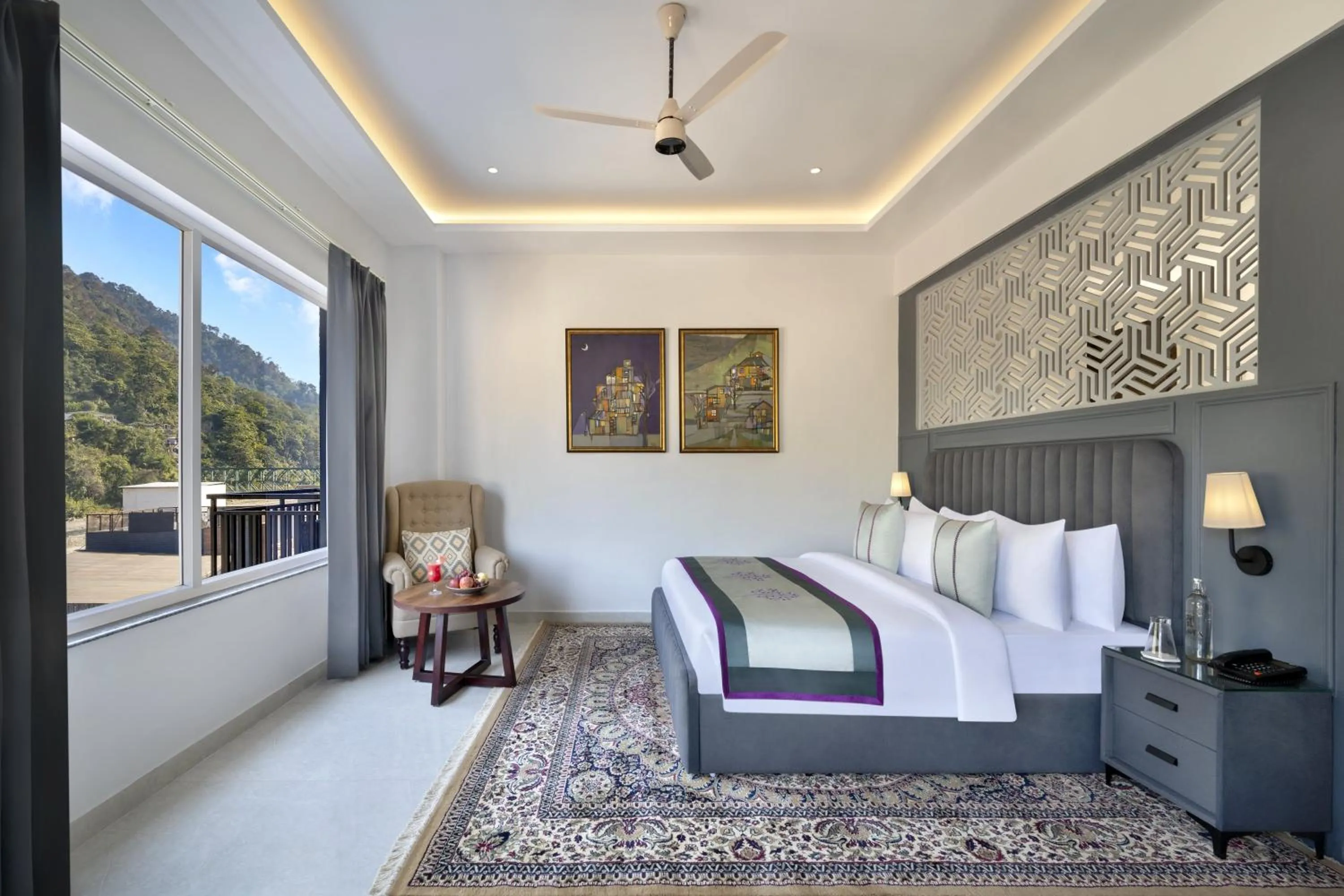 Junior Suite with Mountain View - single occupancy in juSTa Rasa Retreat & Spa Rishikesh