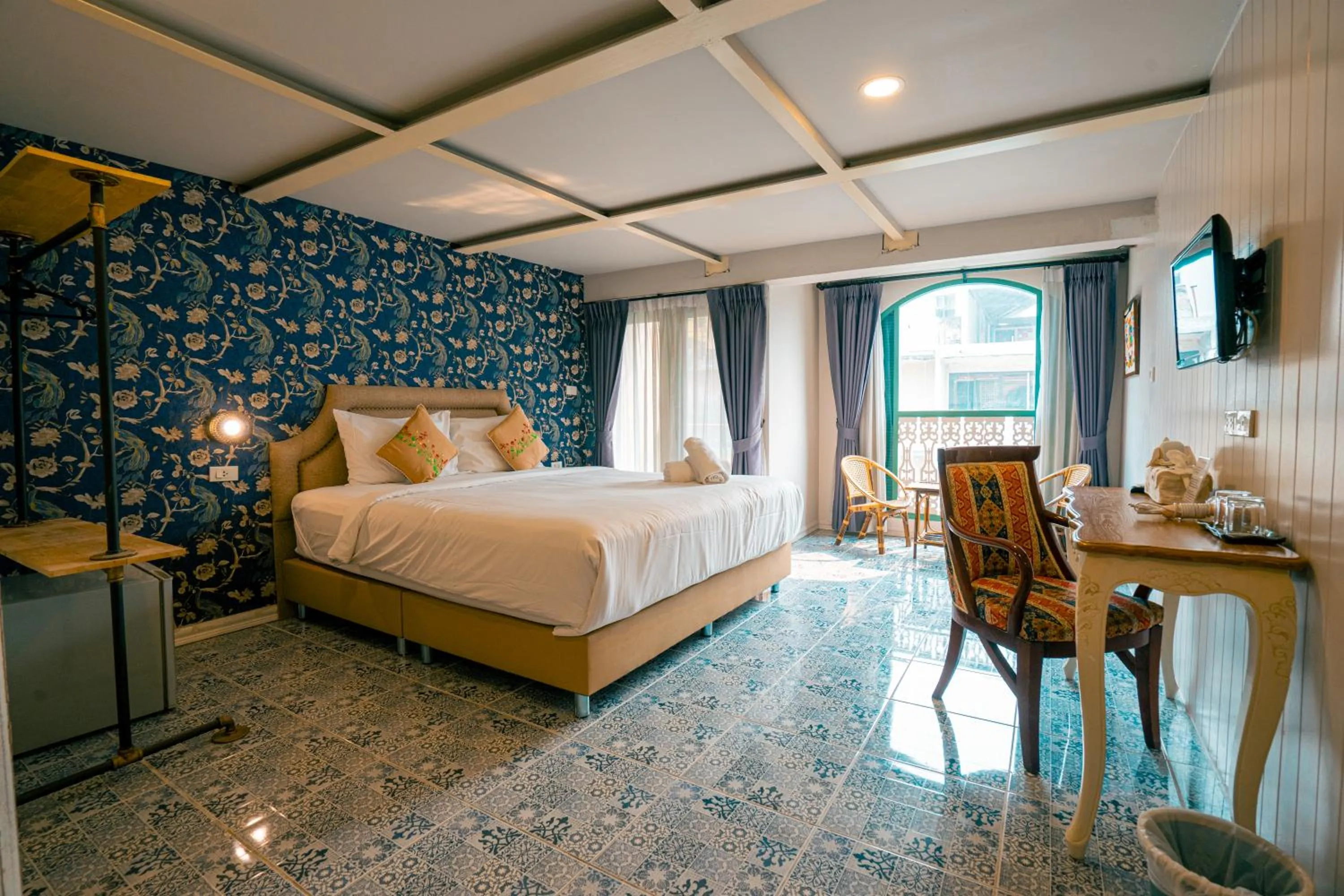 Double Room with Balcony in Si Phum Heritage Boutique, Chiang Mai