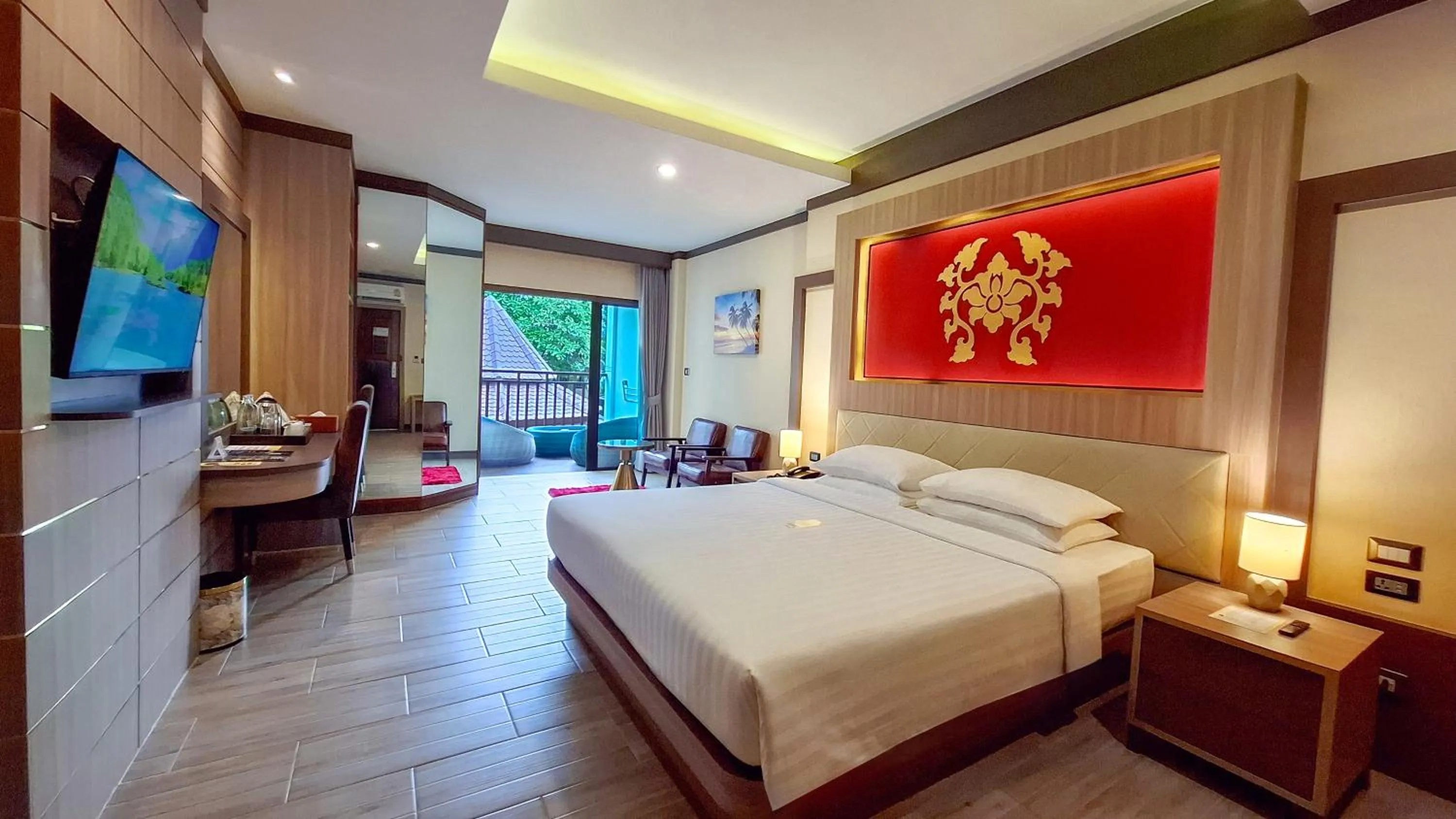 Deluxe Premium Balcony Pool View in Quality Beach Resorts and Spa Patong