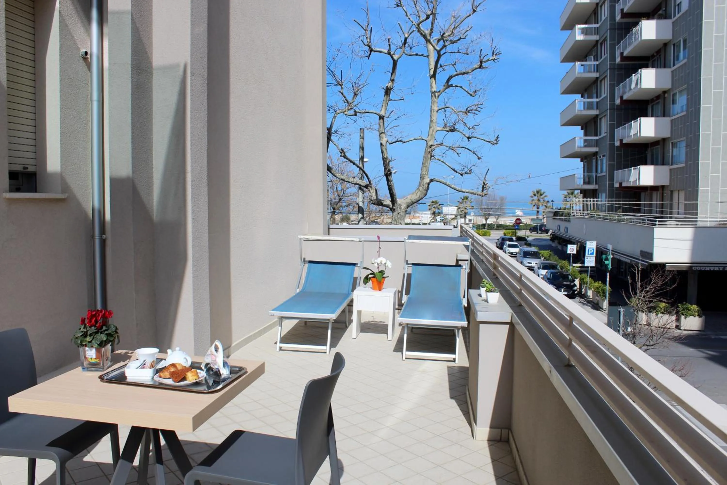 Double Room with Terrace in Hotel Fedora Rimini