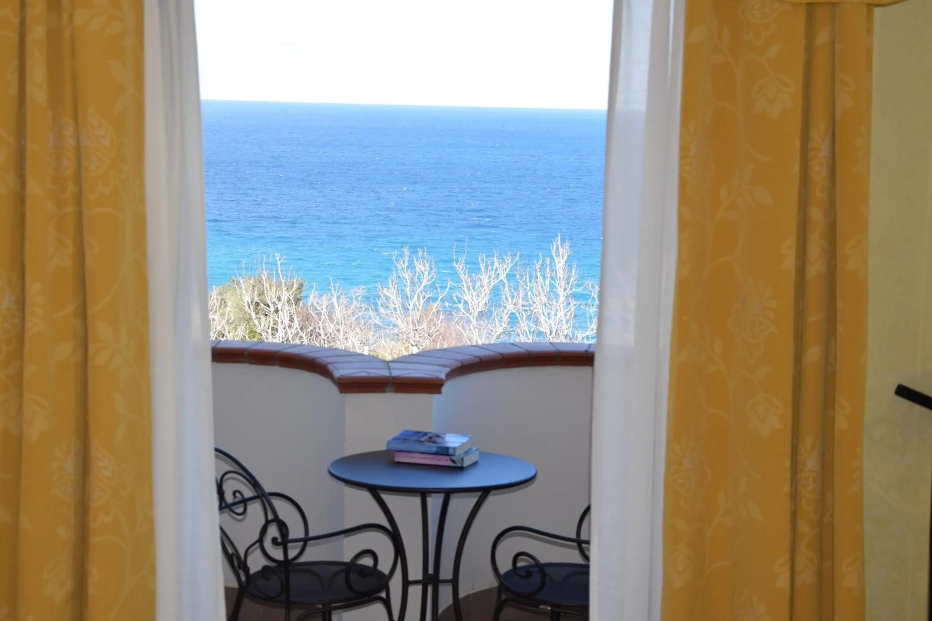 Double Room with Balcony and Sea View in Hotel Tirreno