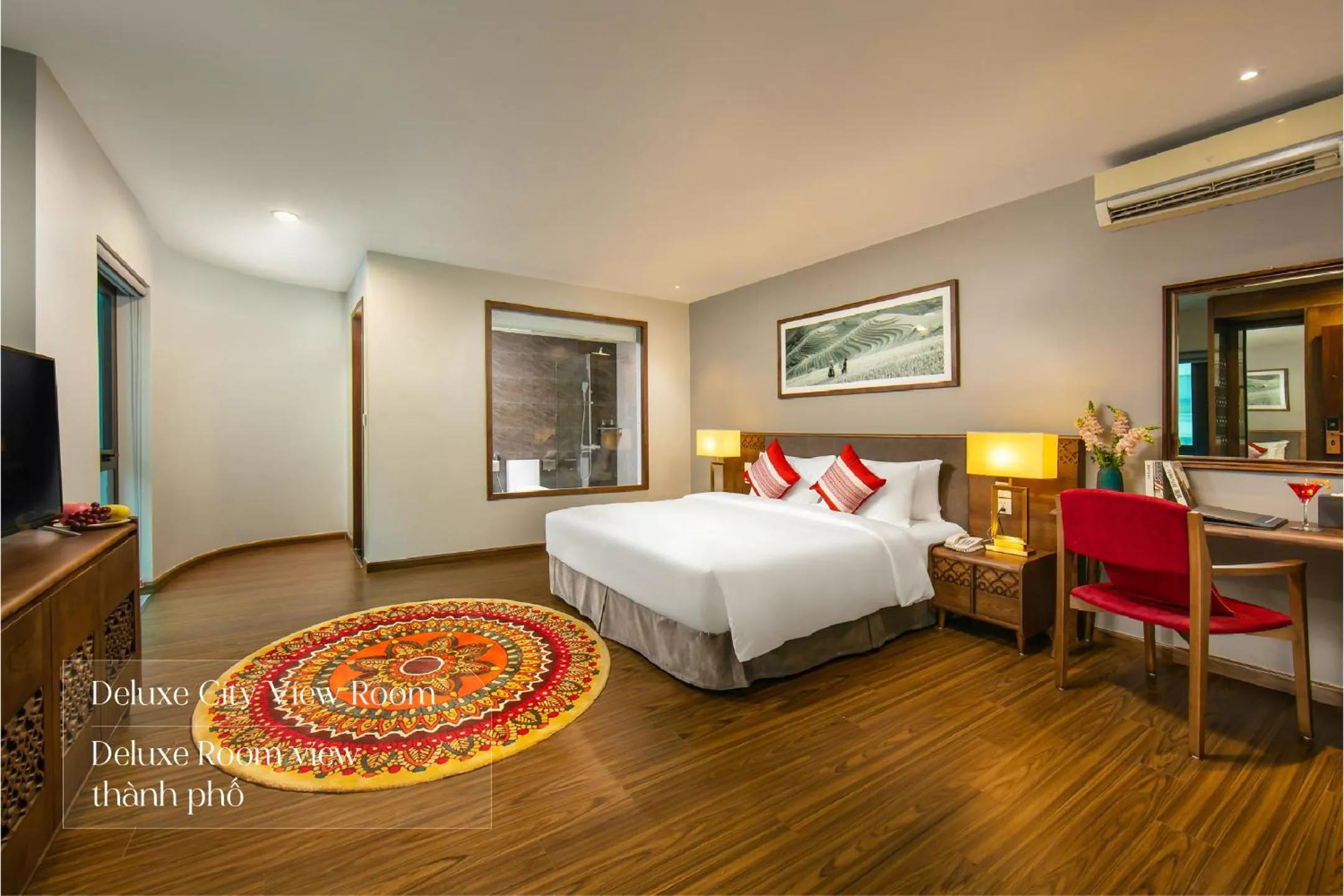 Deluxe Double With City View in DeLaSol Sapa - Central Boutique Hotel