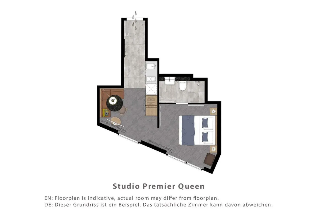 Deluxe Queen Studio  in Adina Apartment Hotel Stuttgart