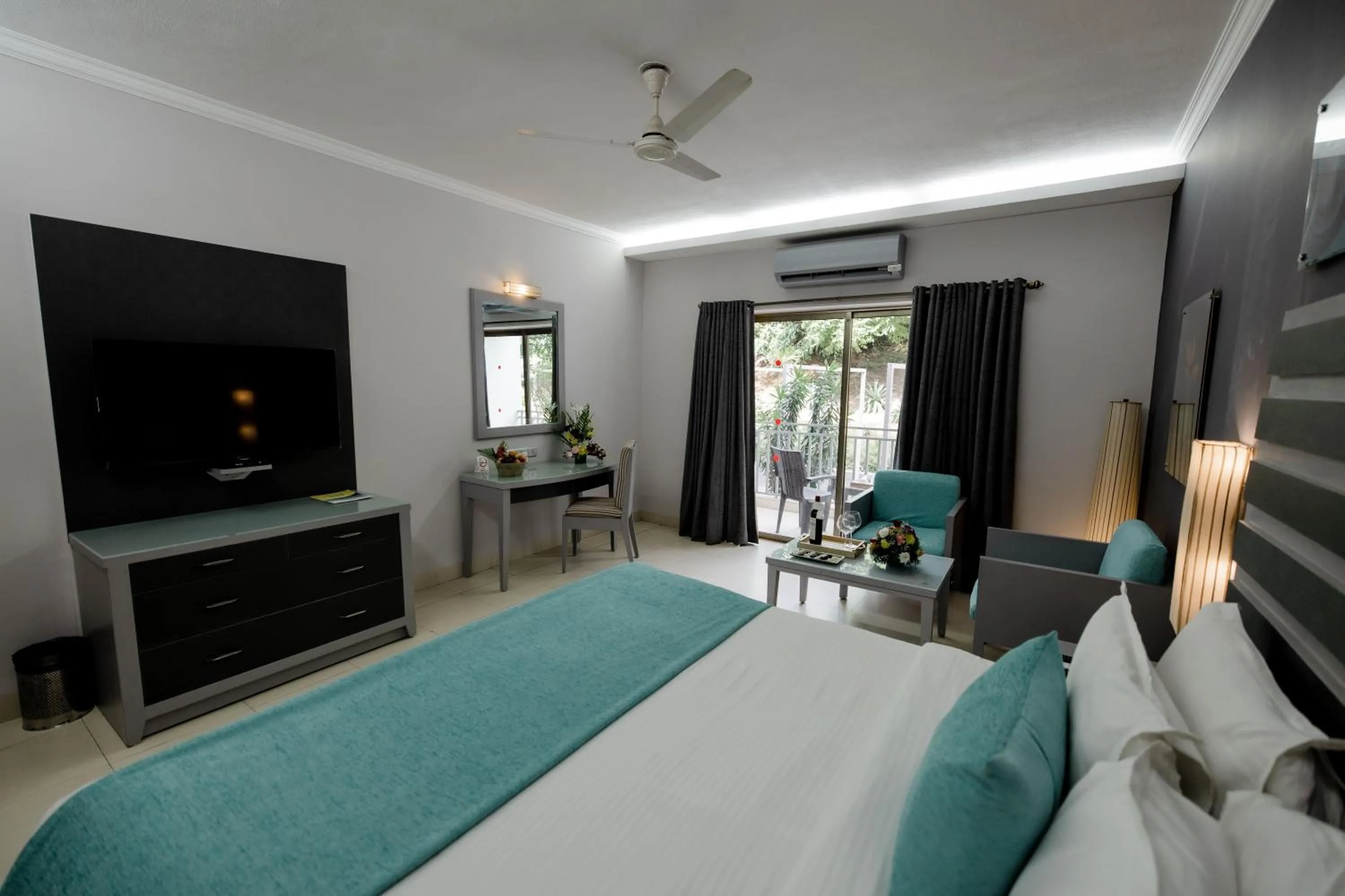 Luxury  Pool View Suite with living room & balcony	 in Regenta Baywatch Resort, Goa