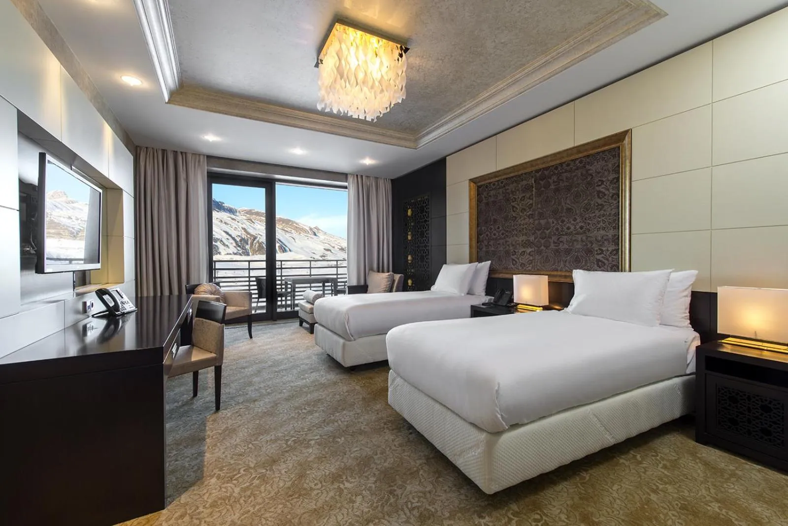 Twin Room with Mountain View in Shahdag Hotel & Spa