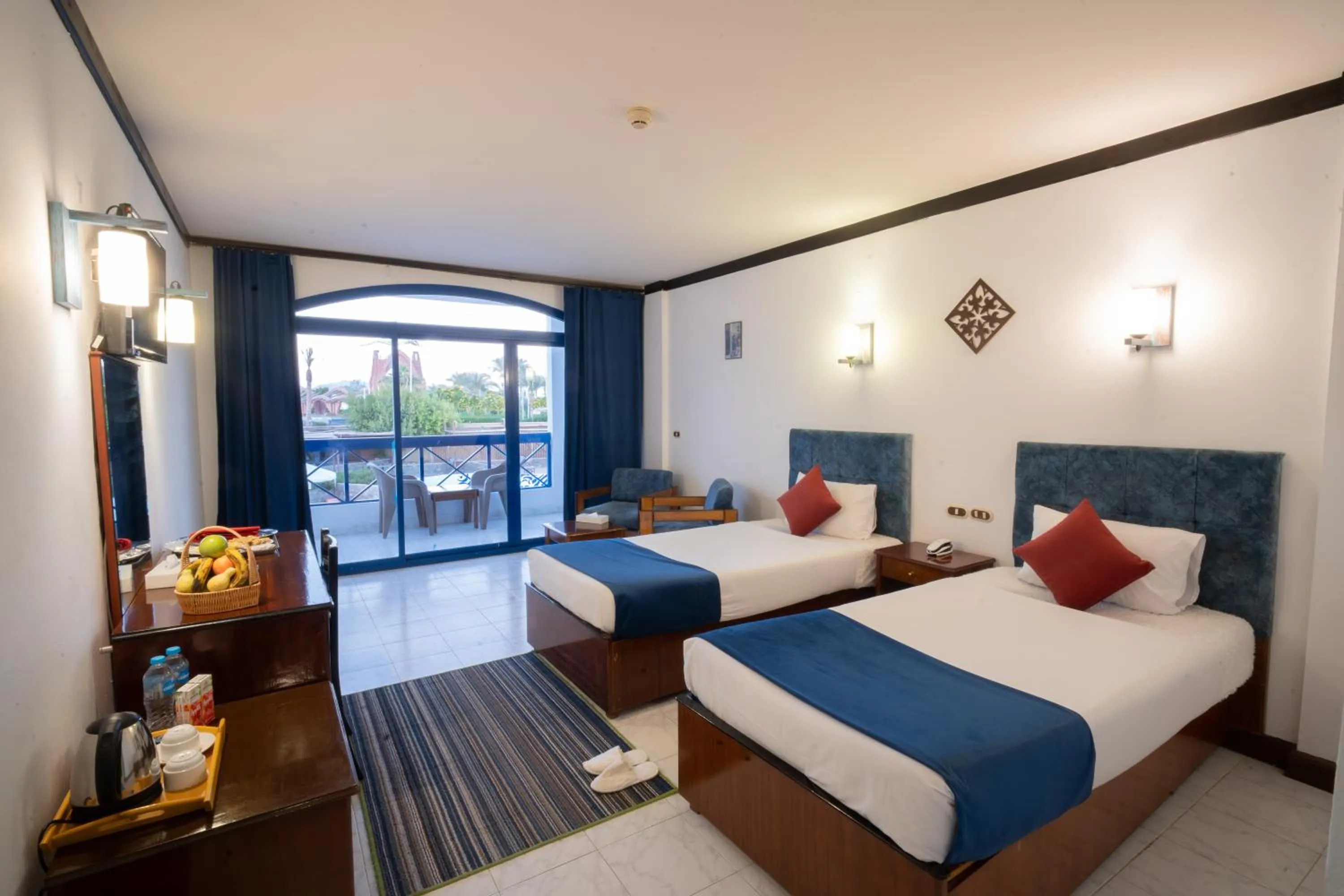 Double or Twin Room with Pool View in El Khan Sharm Hotel
