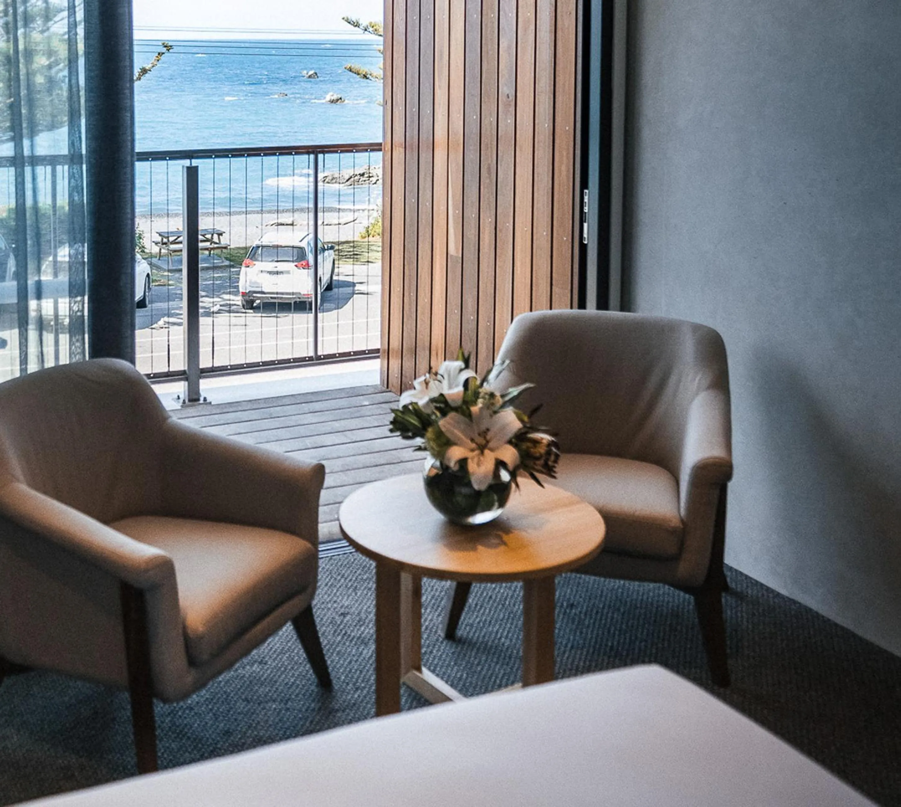 Ocean View Balcony Twin in Sudima Kaikōura