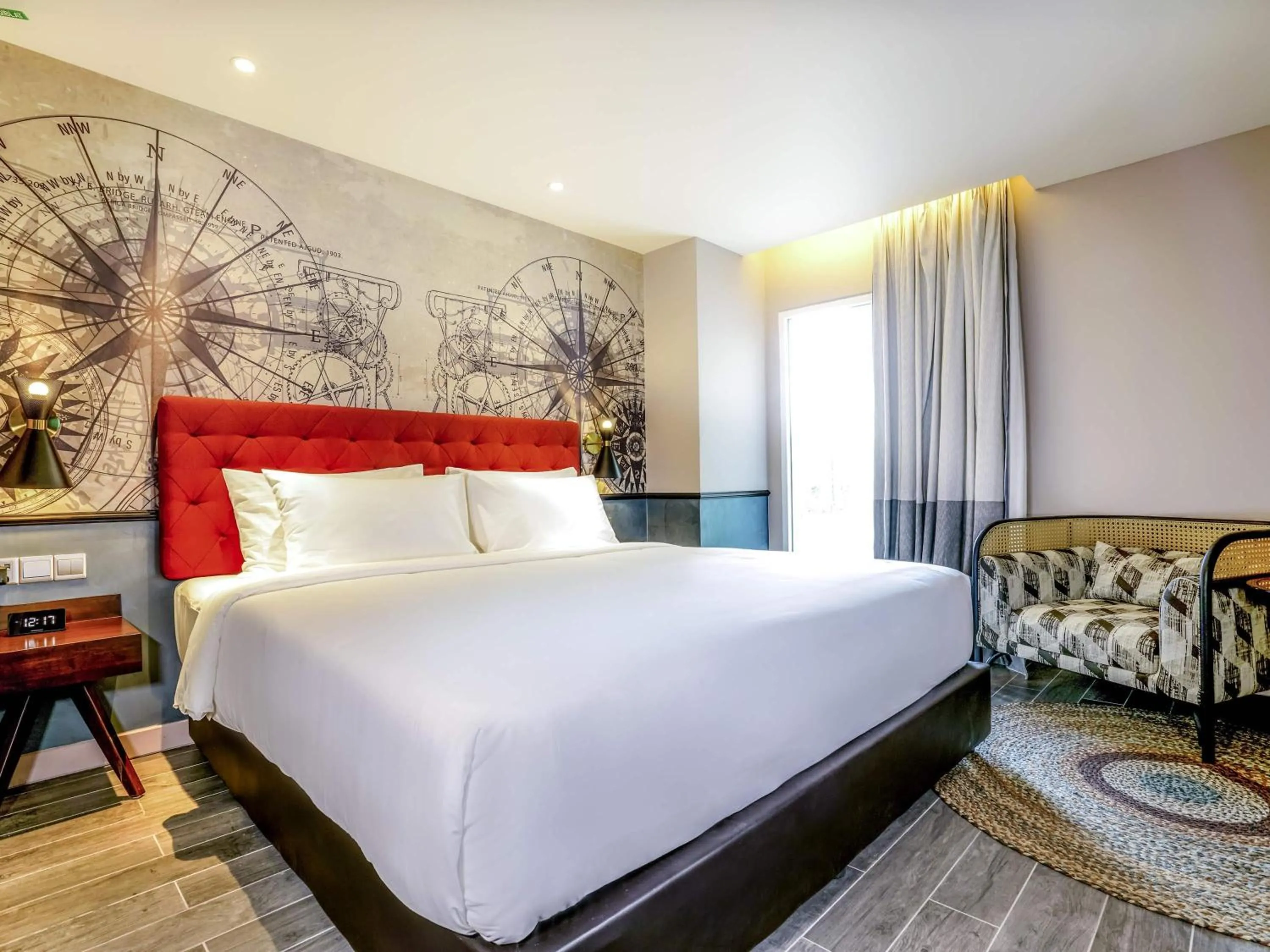 Deluxe Room with One Double and One Single Bed in Mercure Langkawi Pantai Cenang