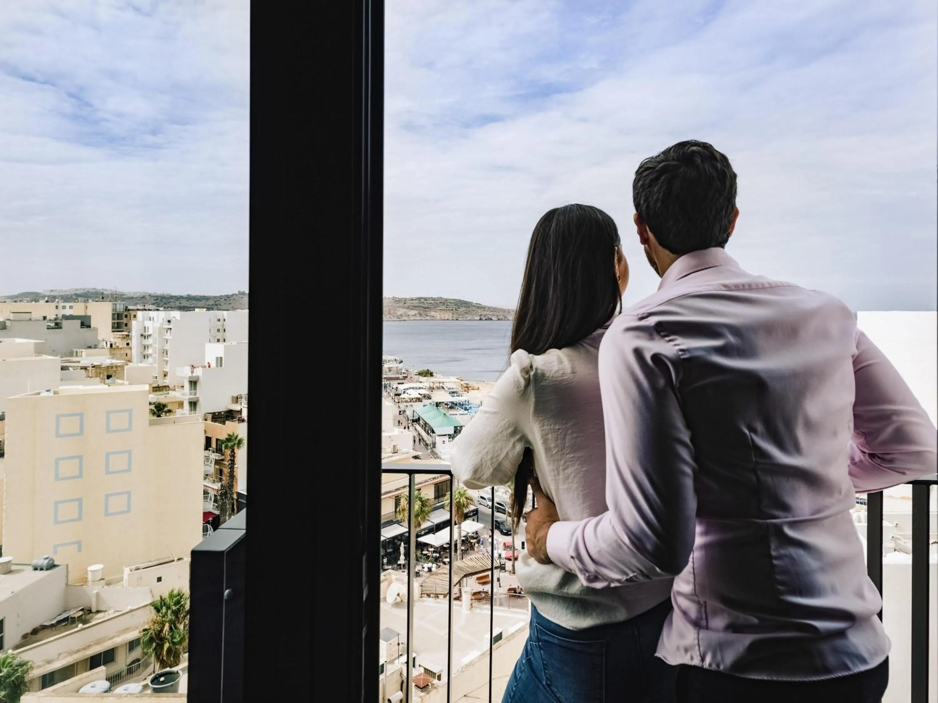 Superior Double or Twin Room with Sea View in ibis Styles ST Pauls Bay Malta