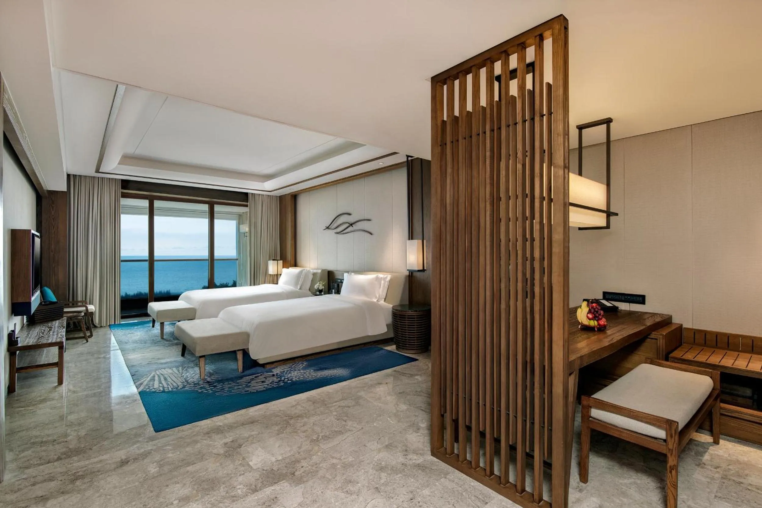 Classic Sea View High Floor Double Bed in InterContinental Sanya Haitang Bay Resort by IHG