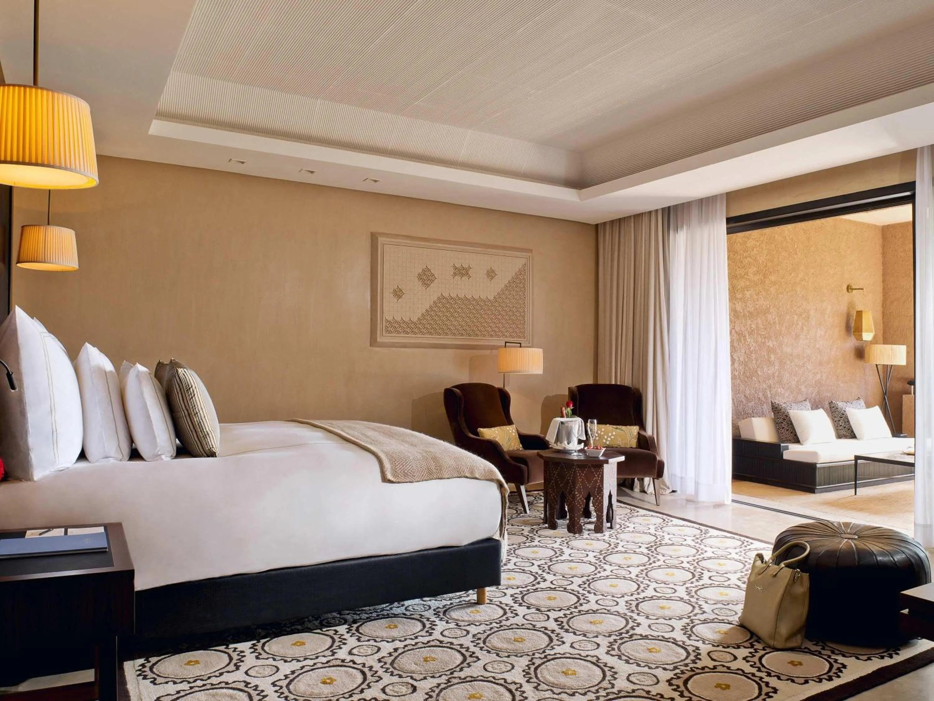 Family King Suite with Mountain View in Fairmont Royal Palm Marrakech