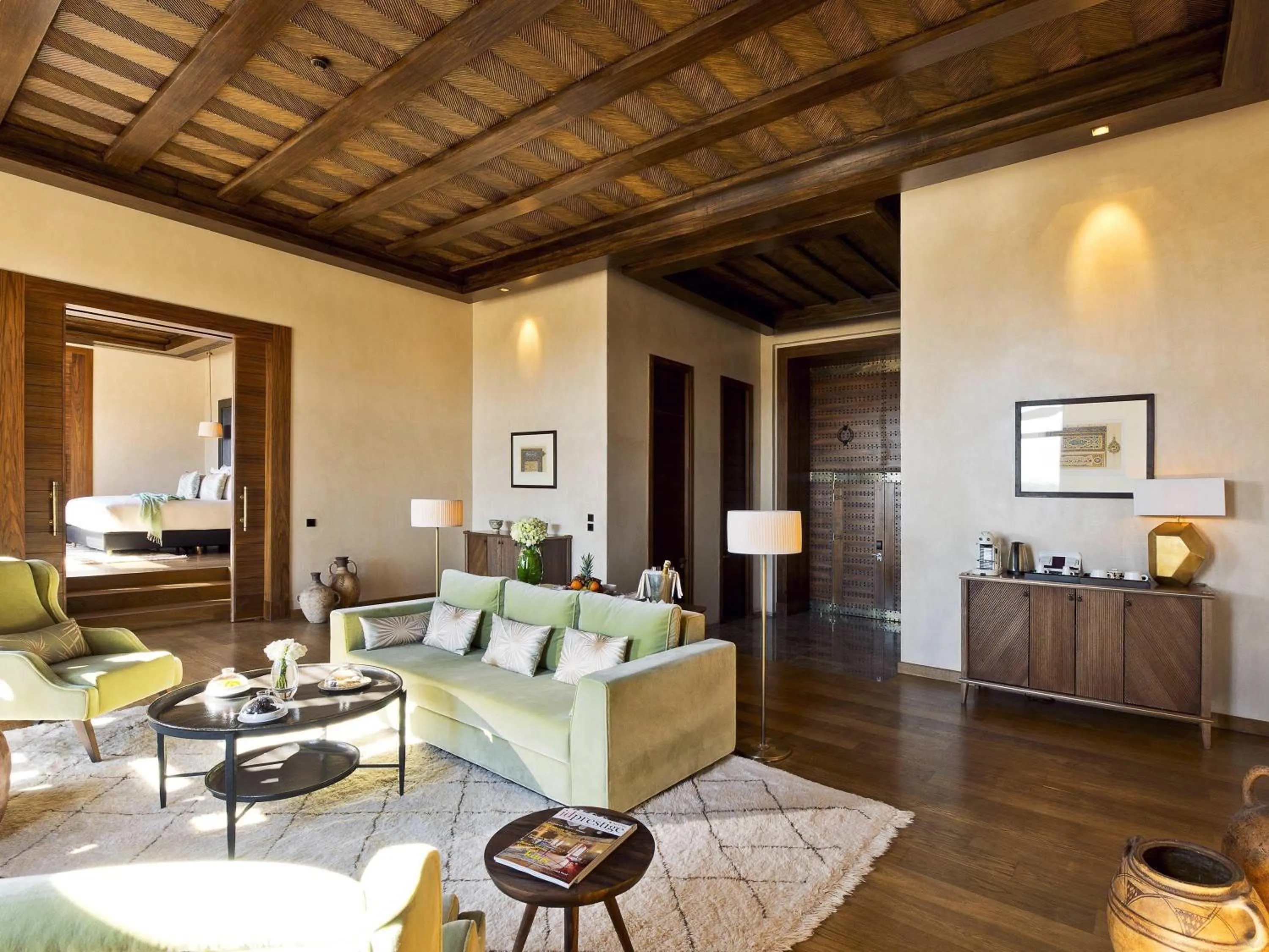 Penthouse Suite with One King Bed and Plunge Pool - View in Fairmont Royal Palm Marrakech