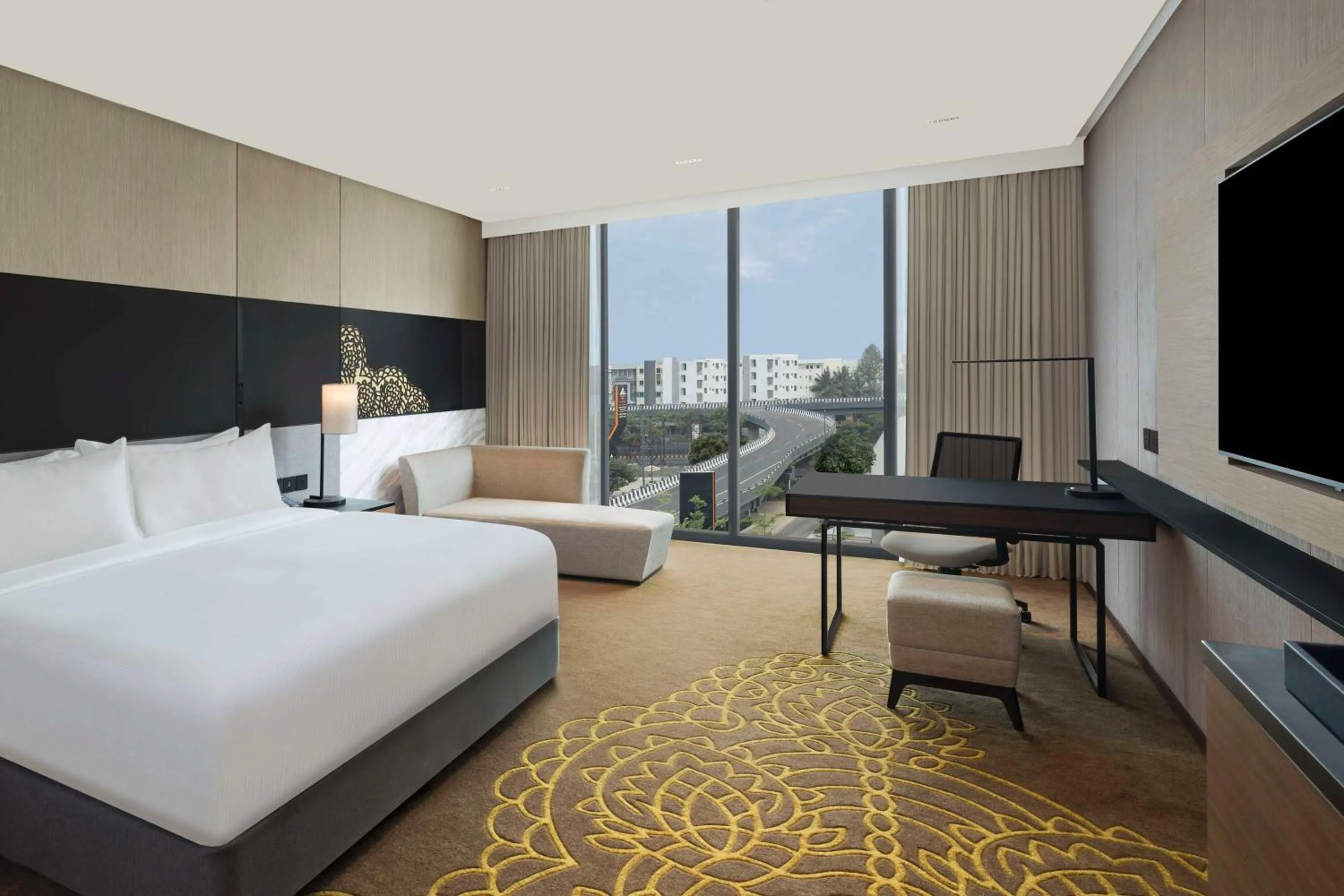 Premium King Room in Hilton Bengaluru Embassy Manyata Business Park