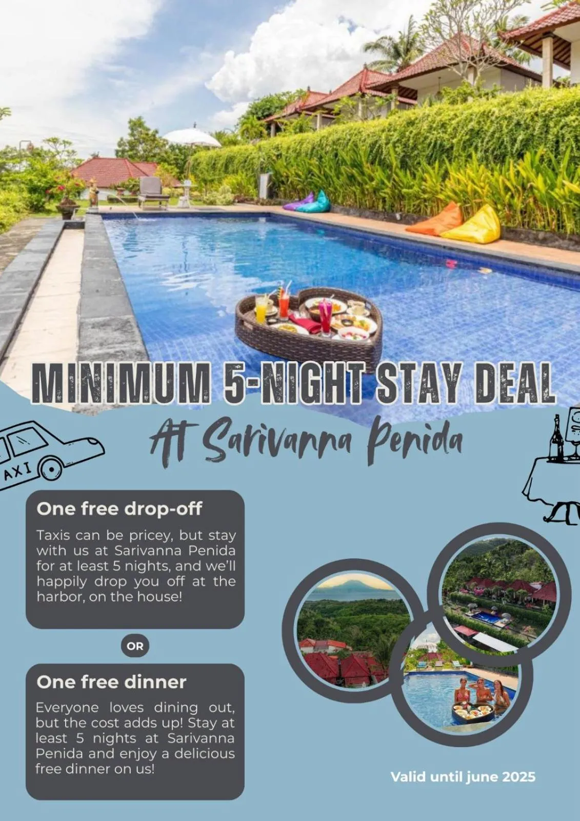 Triple Room with View in Sarivanna Penida