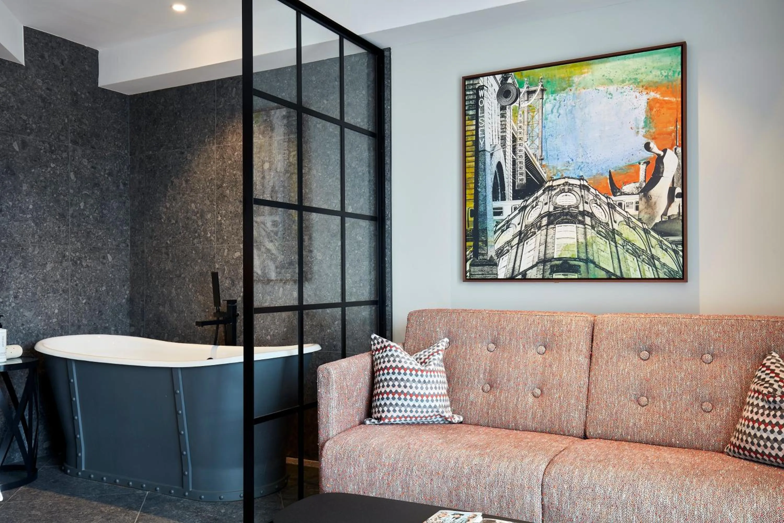 King Suite with Sofa Bed and Free-Standing Bath - single occupancy in voco Leicester by IHG