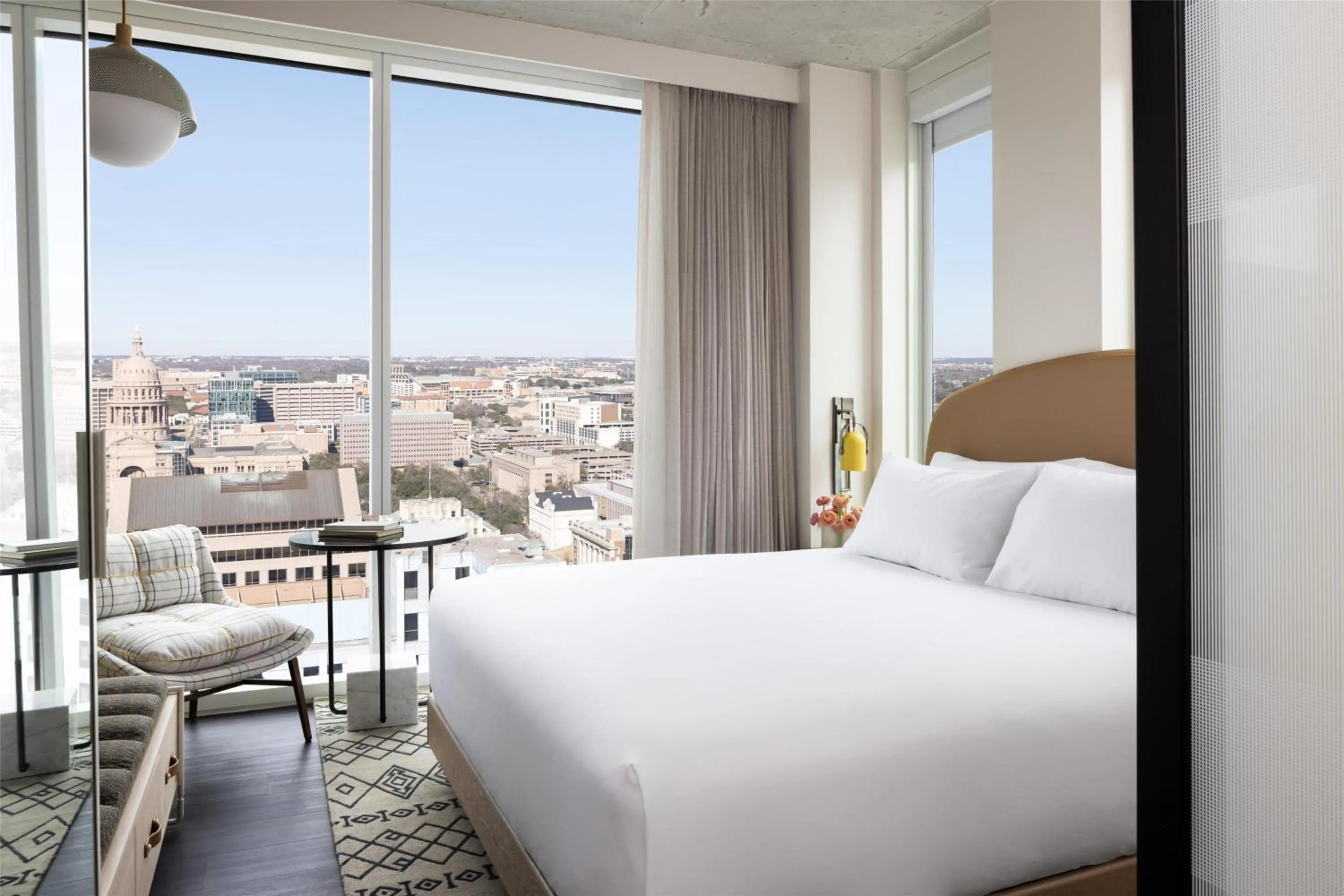 Corner King Room with Capitol View in Hyatt Centric Congress Avenue Austin